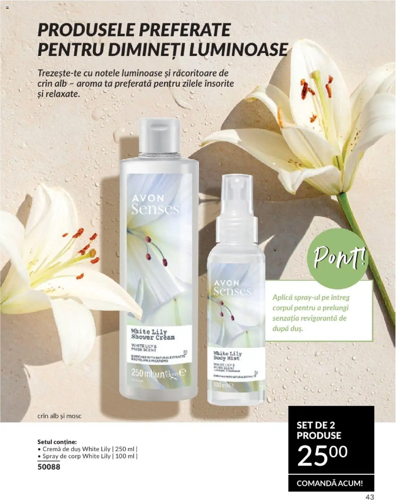 Catalog Avon 1 - 30 Iulie 2025 | Pagina 43 | Produse: Duș