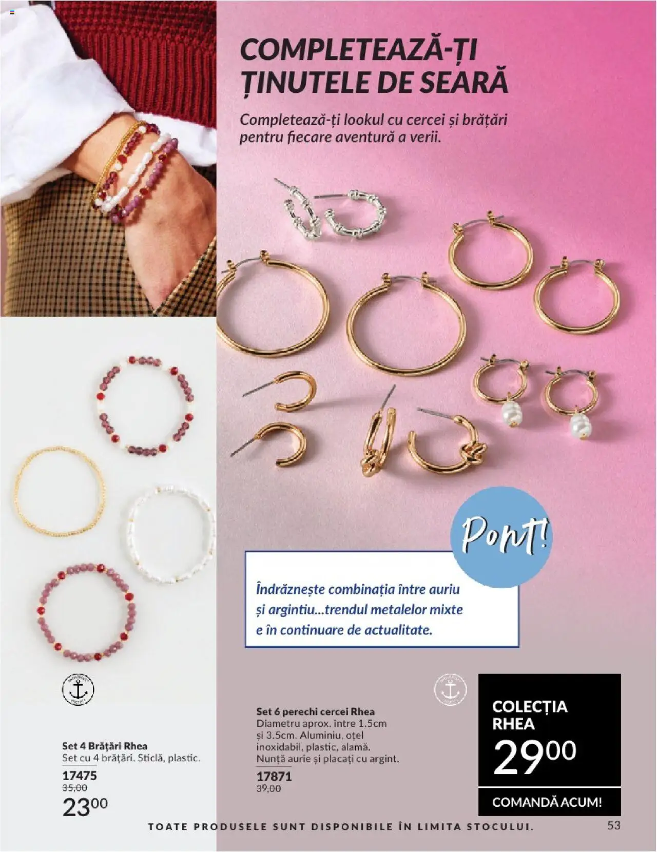Catalog Avon 1 - 30 Iulie 2025 | Pagina 53 | Produse: Cercei