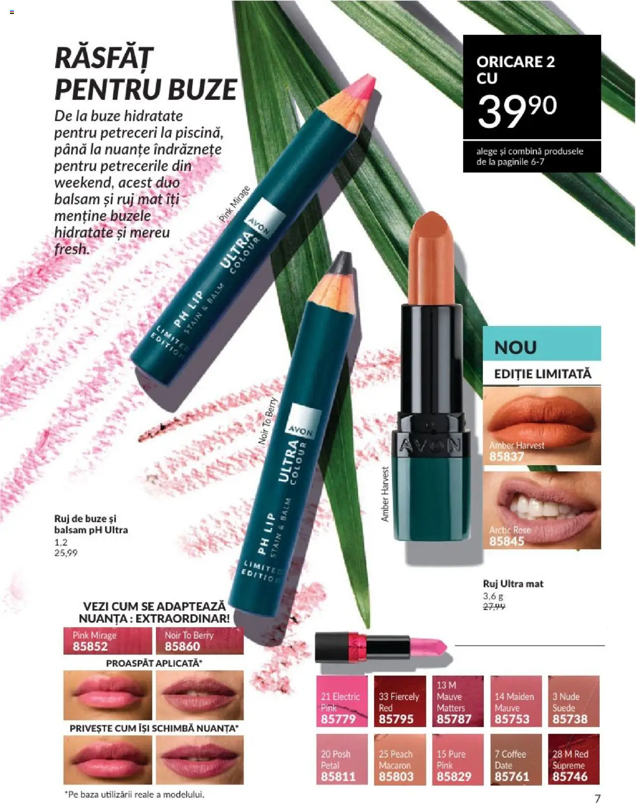 Catalog Avon 1 - 30 Iulie 2025 | Pagina 7 | Produse: Ruj, Balsam