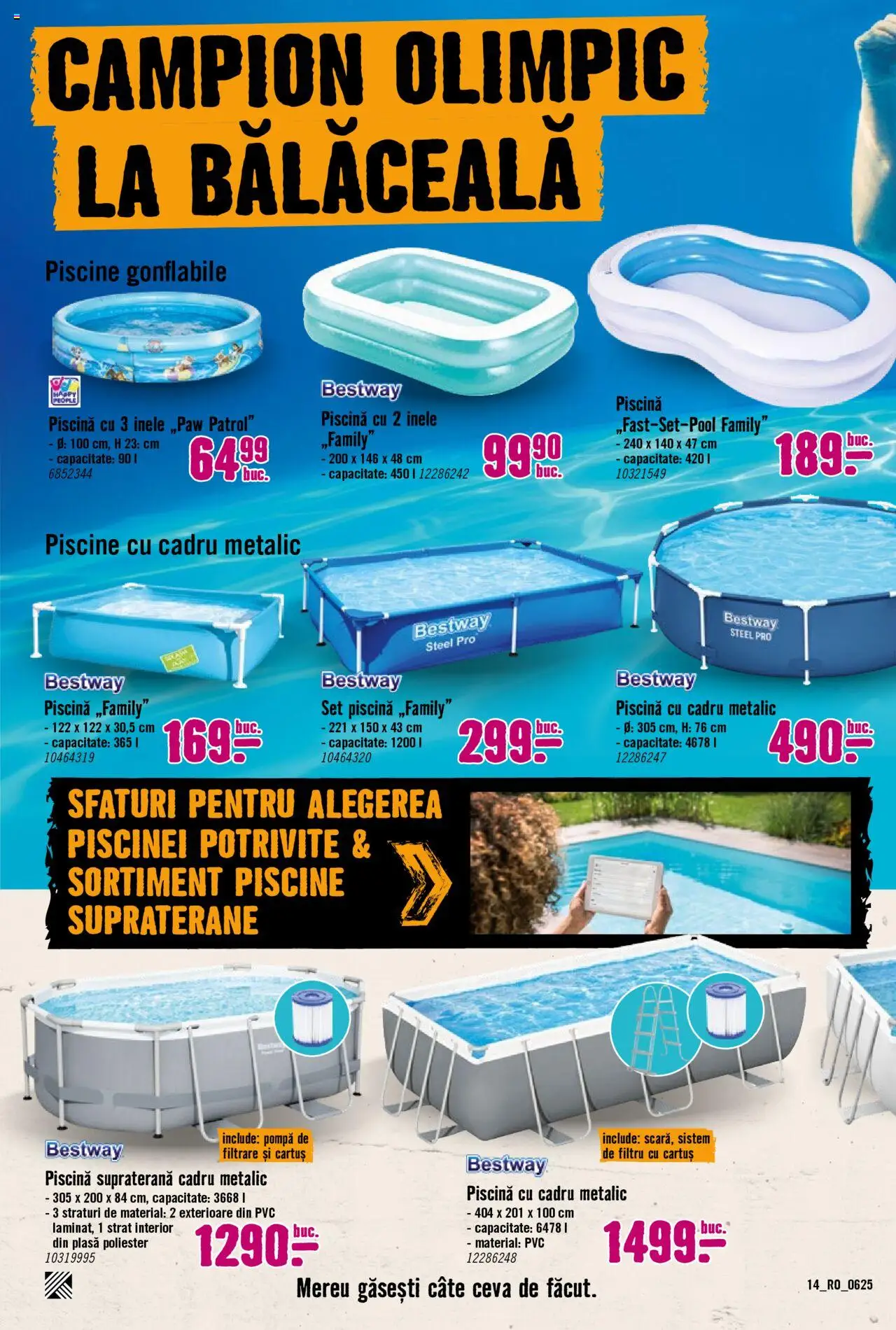 Catalog Hornbach 27 Iunie - 25 Iulie 2025 | Pagina 14 | Produse: Piscină