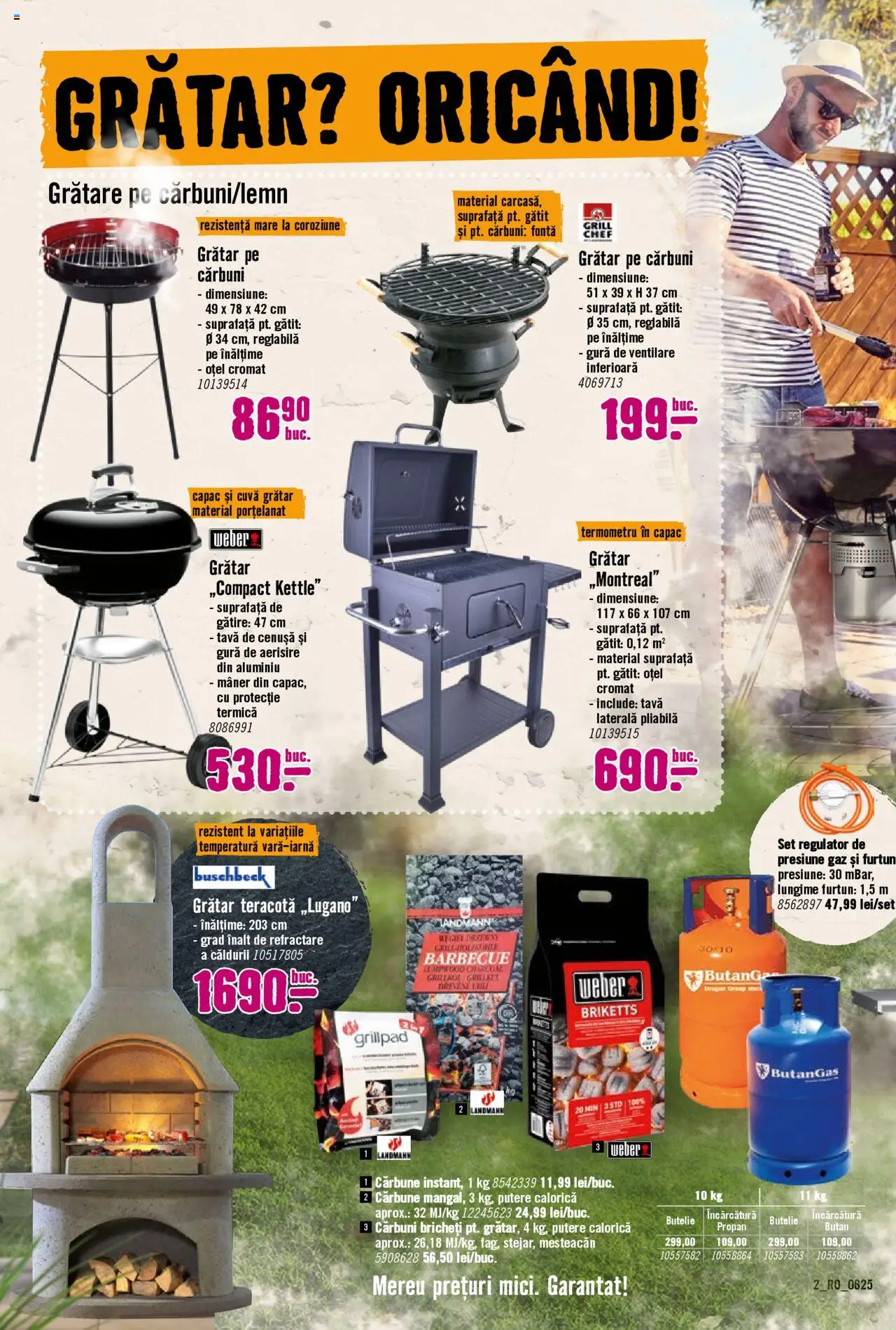 Catalog Hornbach 27 Iunie - 25 Iulie 2025 | Pagina 2 | Produse: Grill, Termometru, Grătar, Mâner