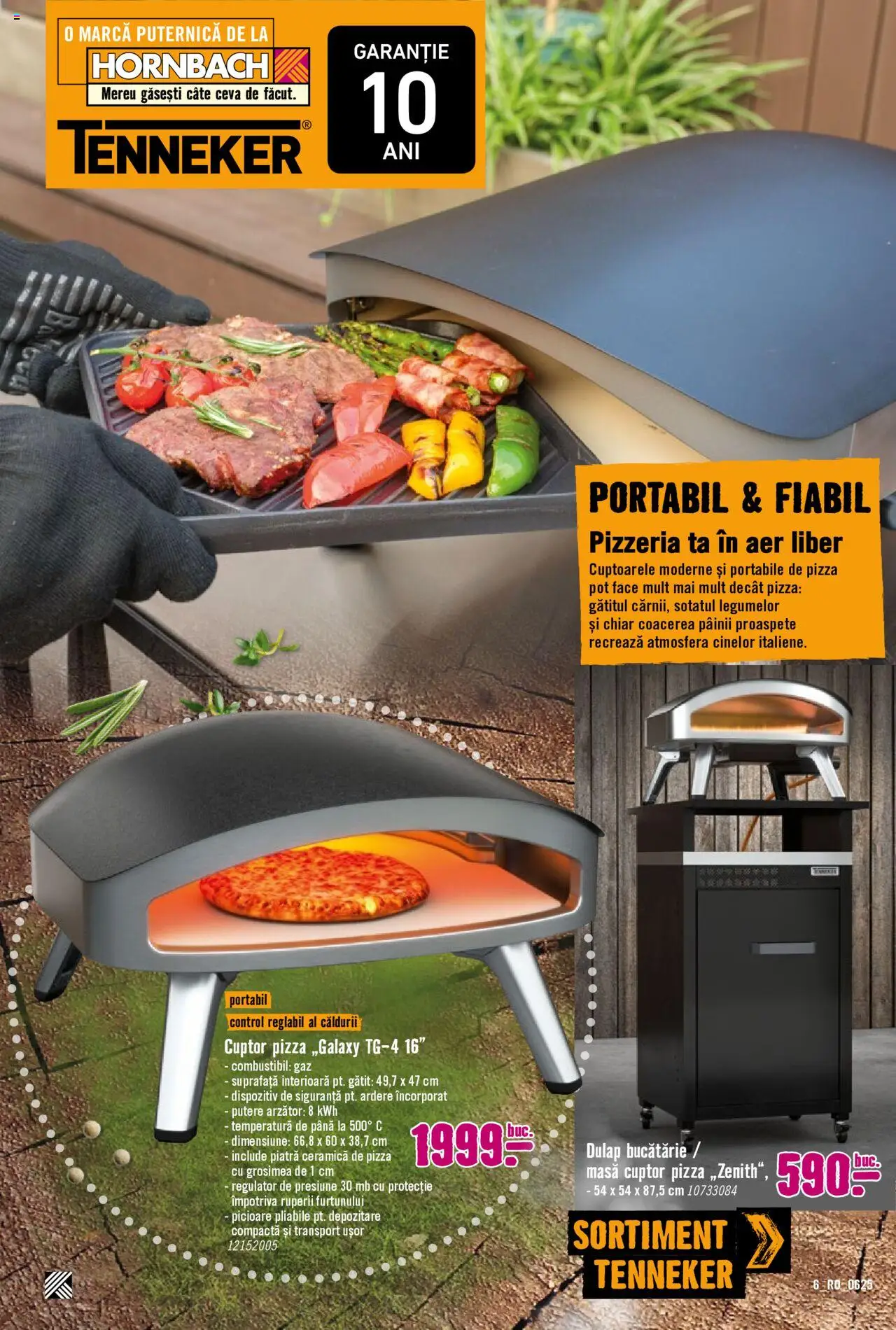Catalog Hornbach 27 Iunie - 25 Iulie 2025 | Pagina 6 | Produse: Cuptor, Masă, Bucătărie, Pizza