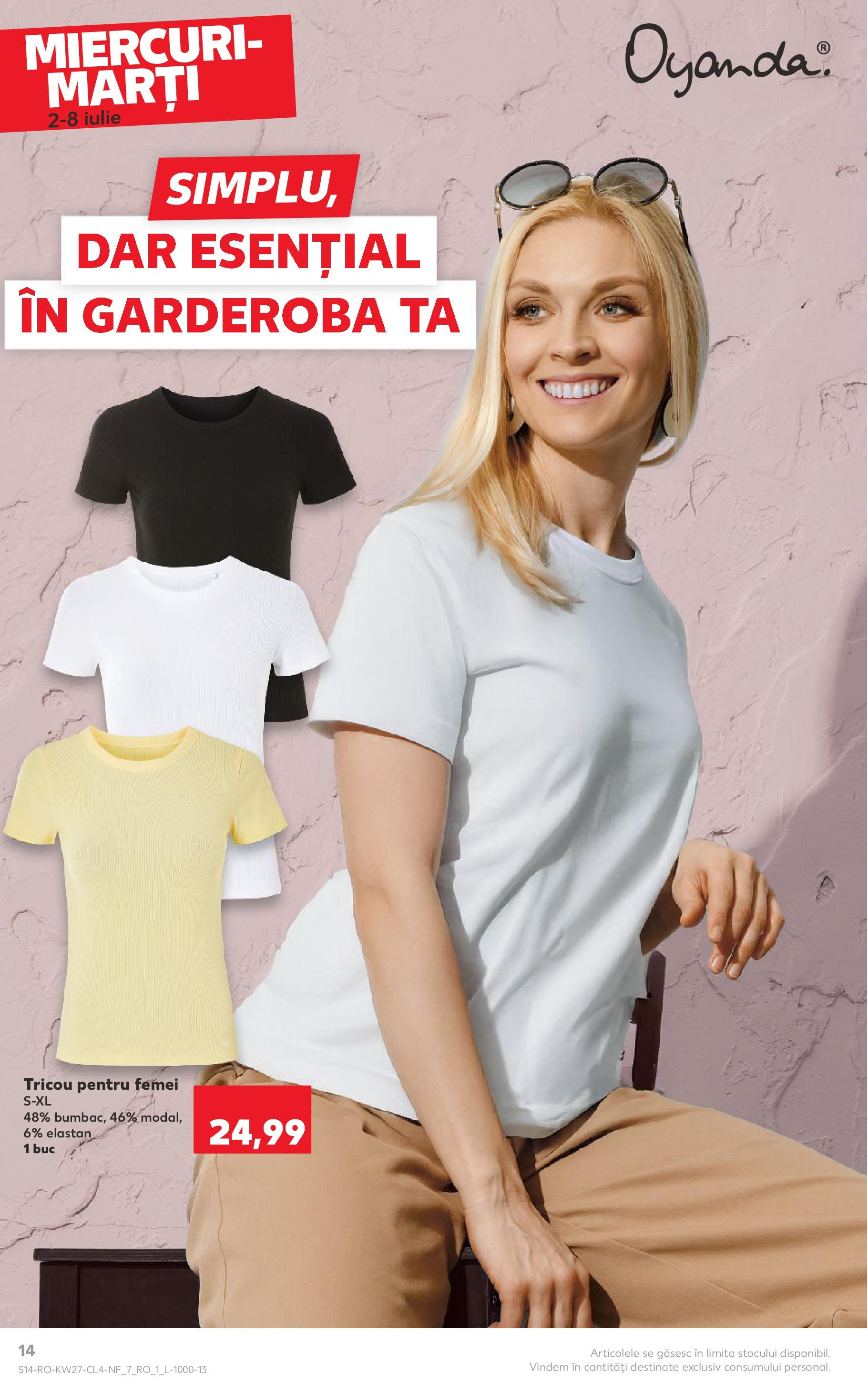Catalog Kaufland 2 - 7 Iulie 2025 | Pagina 14 | Produse: Tricou