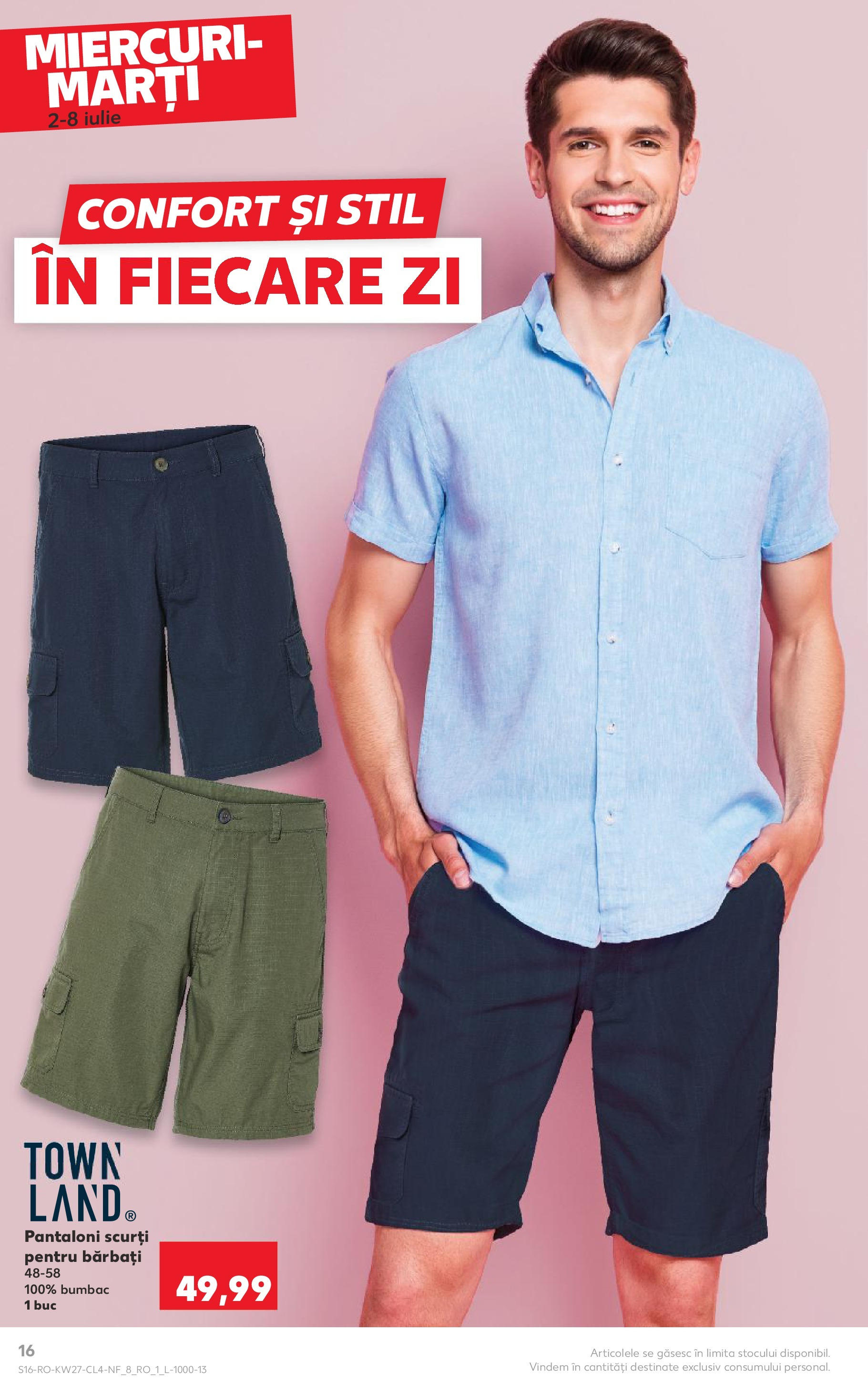 Catalog Kaufland 2 - 7 Iulie 2025 | Pagina 16 | Produse: Pantaloni, Pantaloni scurți
