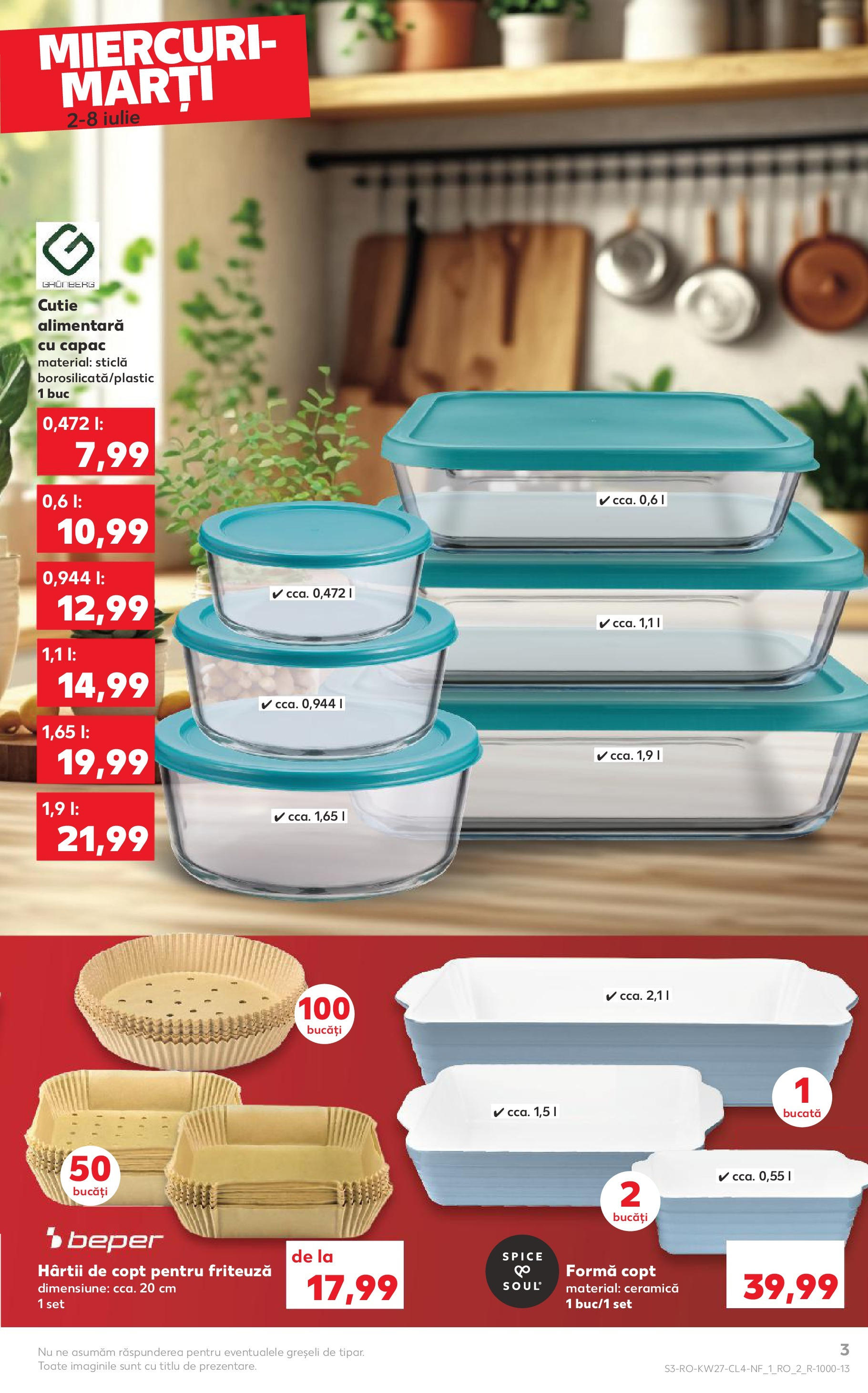 Catalog Kaufland 2 - 7 Iulie 2025 | Pagina 3 | Produse: Friteuză, Cutie