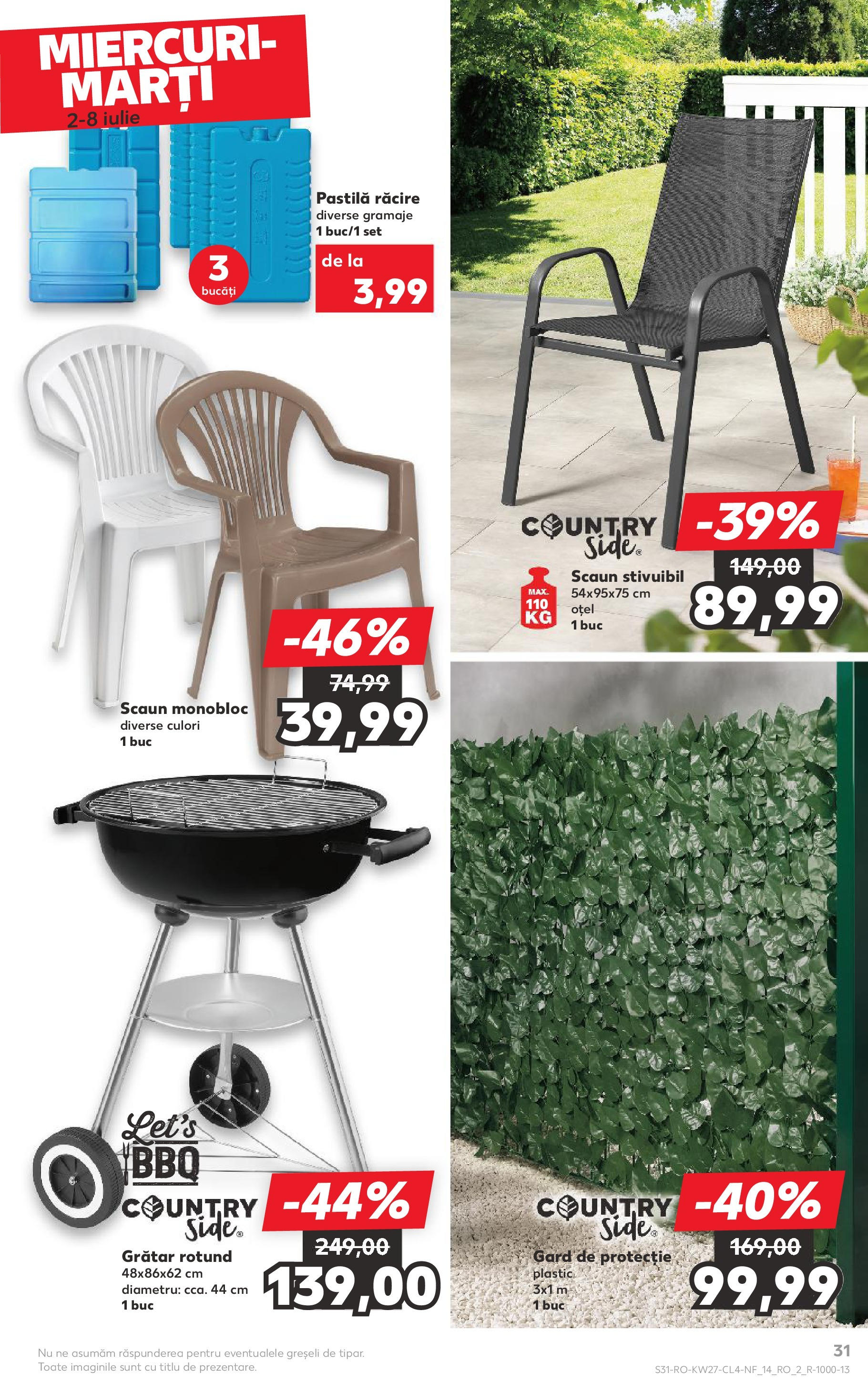 Catalog Kaufland 2 - 7 Iulie 2025 | Pagina 31 | Produse: Grătar, Scaun