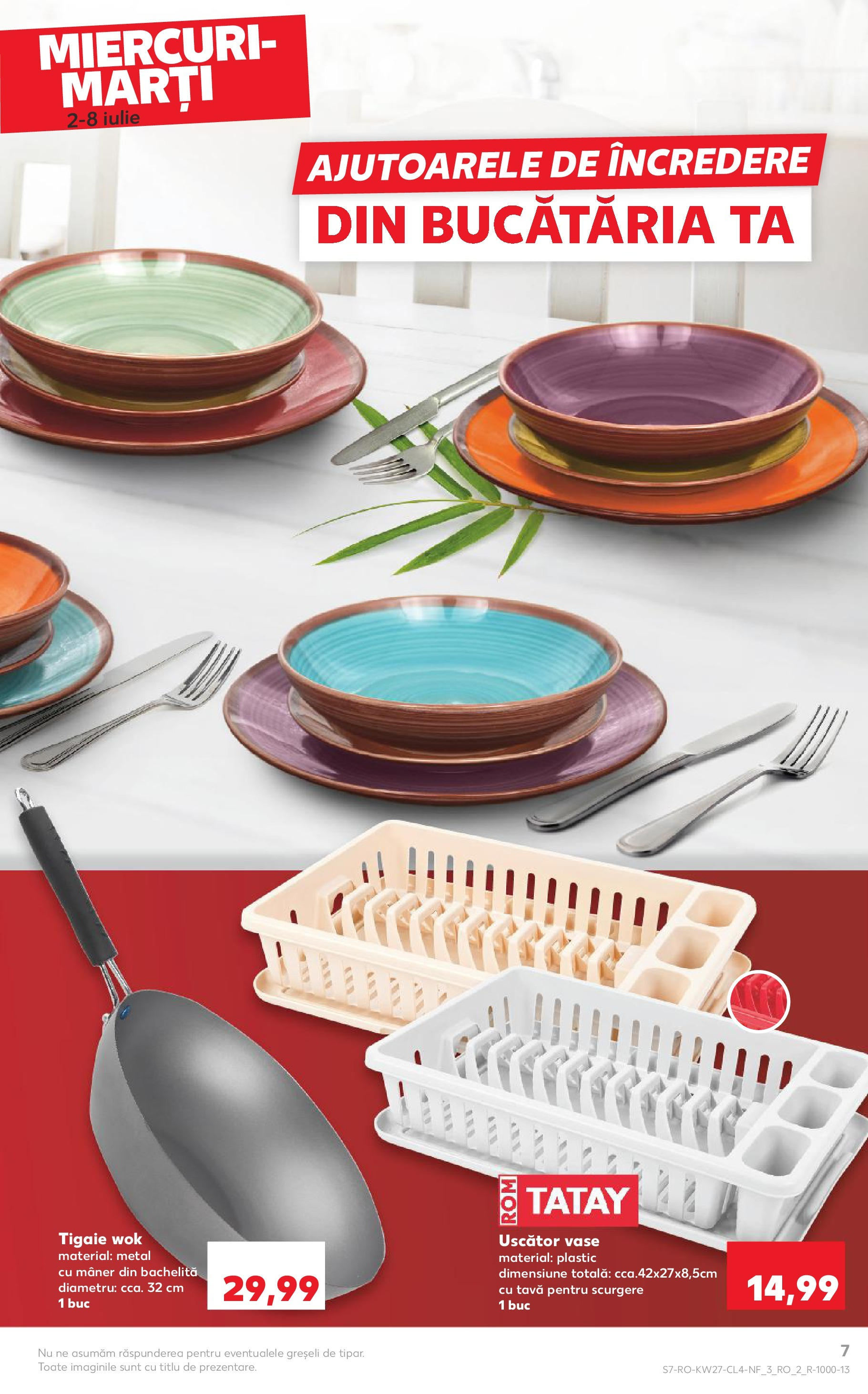 Catalog Kaufland 2 - 7 Iulie 2025 | Pagina 7 | Produse: Uscător, Tigaie, Mâner