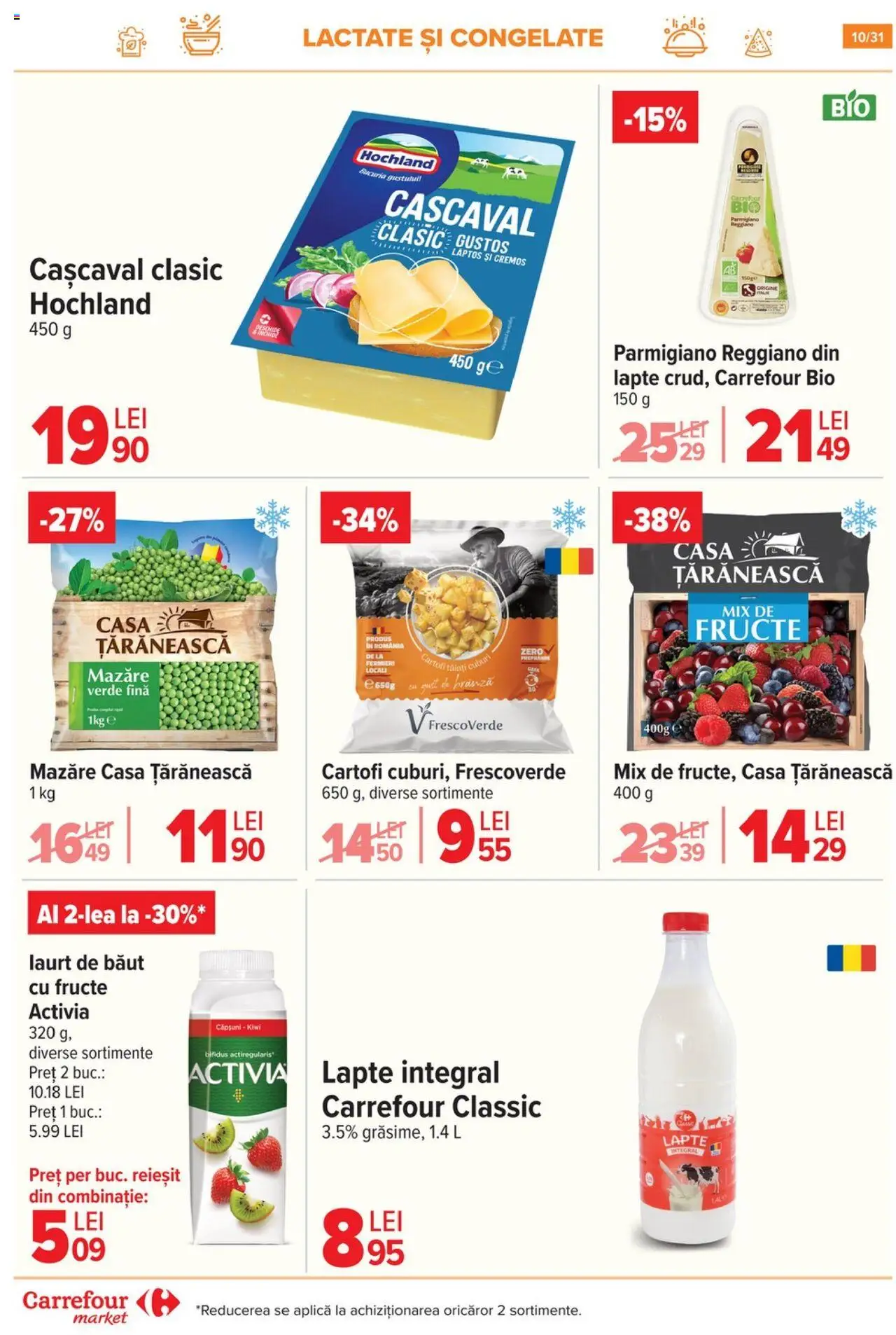 Catalog Carrefour 2 - 7 Iulie 2025 | Pagina 10 | Produse: Şerit ödül, Mazăre, Lapte, Fructe