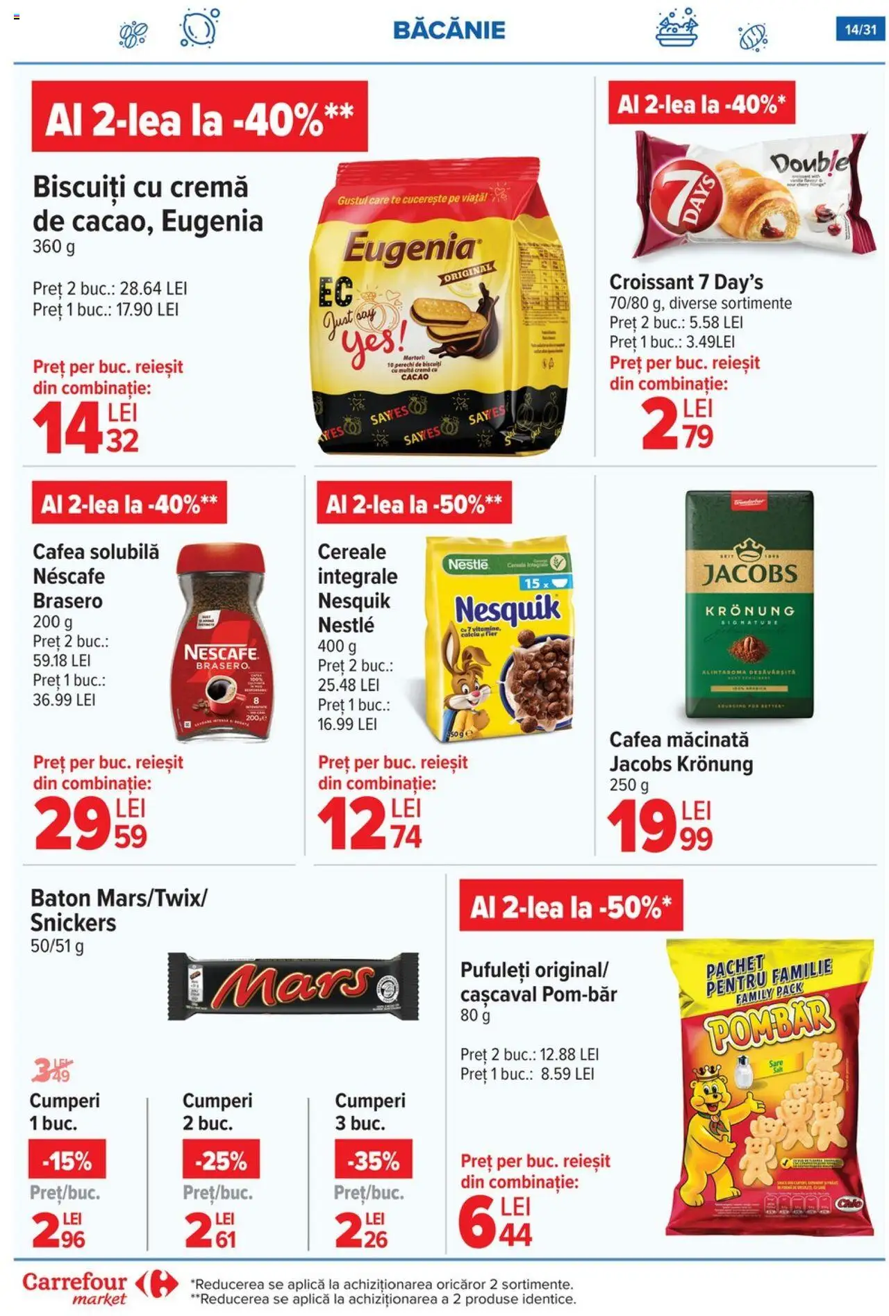 Catalog Carrefour 2 - 7 Iulie 2025 | Pagina 14 | Produse: Cașcaval, Cremă, Cafea, Sare