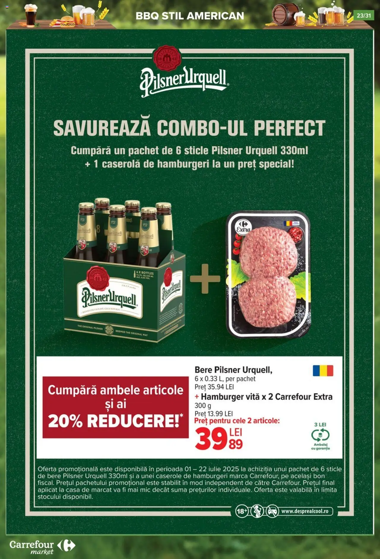 Catalog Carrefour 2 - 7 Iulie 2025 | Pagina 23 | Produse: Caserole, Bere