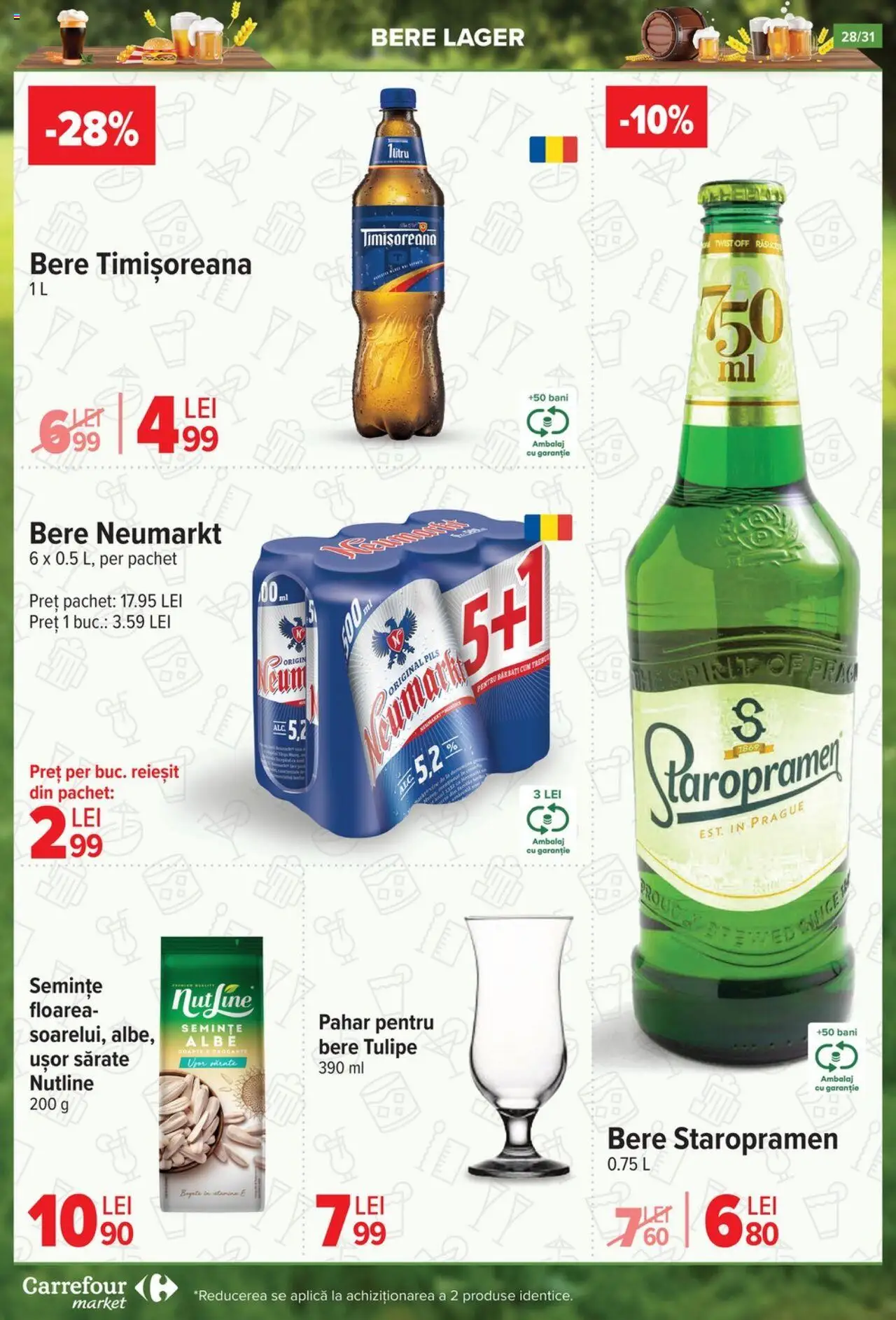 Catalog Carrefour 2 - 7 Iulie 2025 | Pagina 28 | Produse: Semințe, Bere