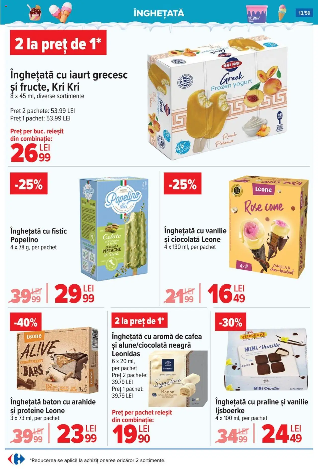 Catalog Carrefour 2 - 7 Iulie 2025 | Pagina 13 | Produse: Masaüstü kılıfı, Iaurt, Fistic, Înghețată