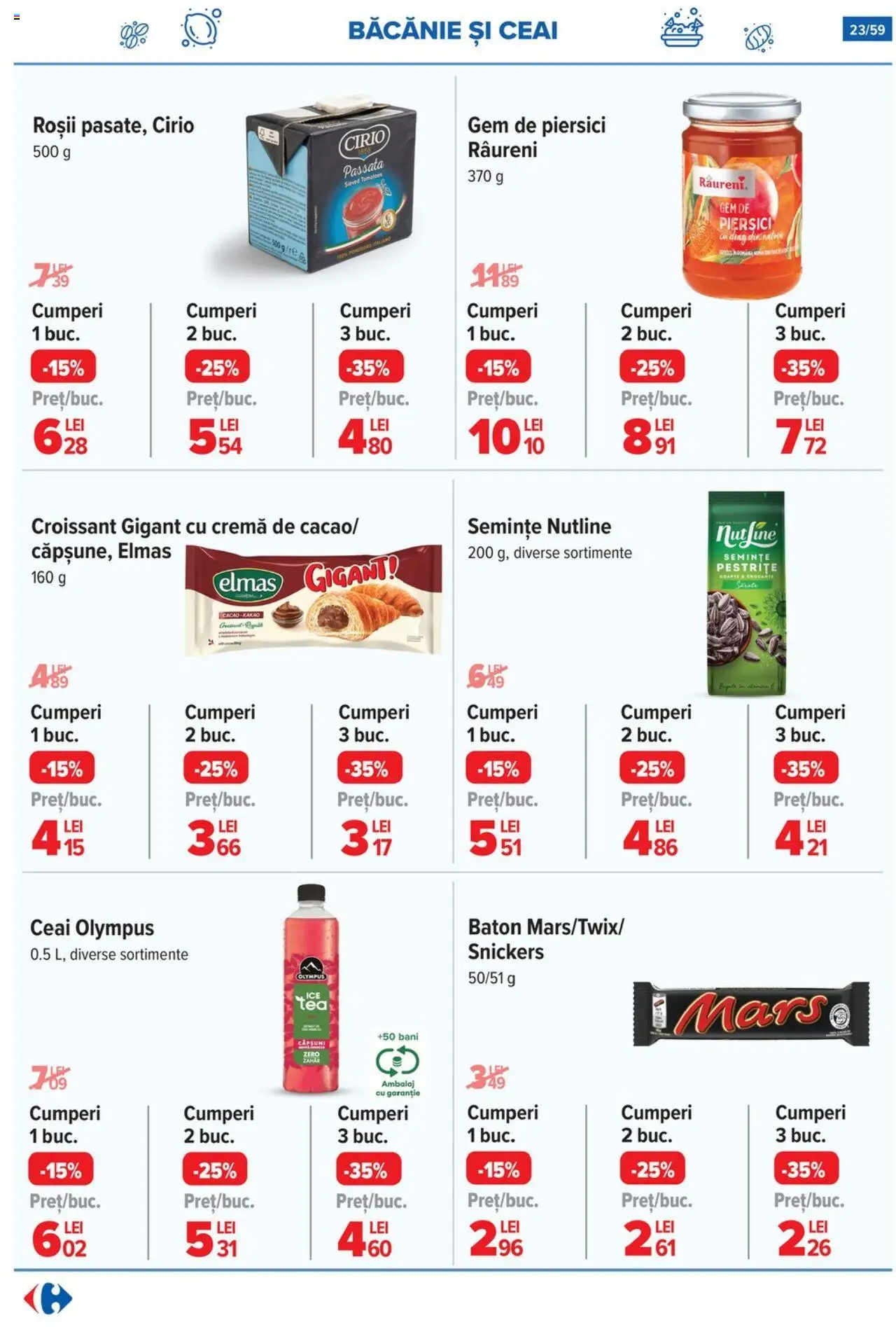 Catalog Carrefour 2 - 7 Iulie 2025 | Pagina 23 | Produse: Cremă, Roșii, Ceai, Căpșuni