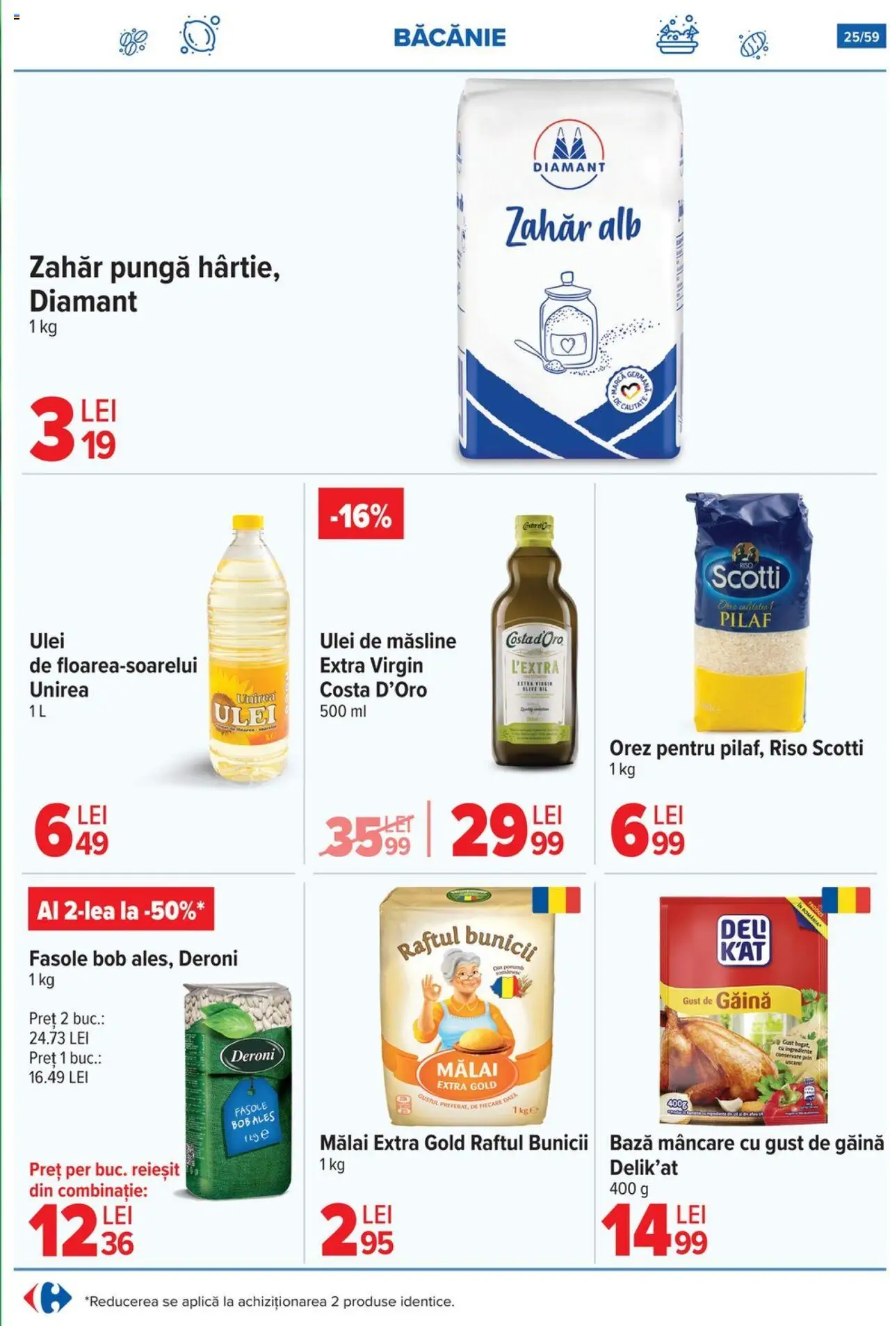 Catalog Carrefour 2 - 7 Iulie 2025 | Pagina 25 | Produse: Pungă, Ulei, Mălai, Zahăr