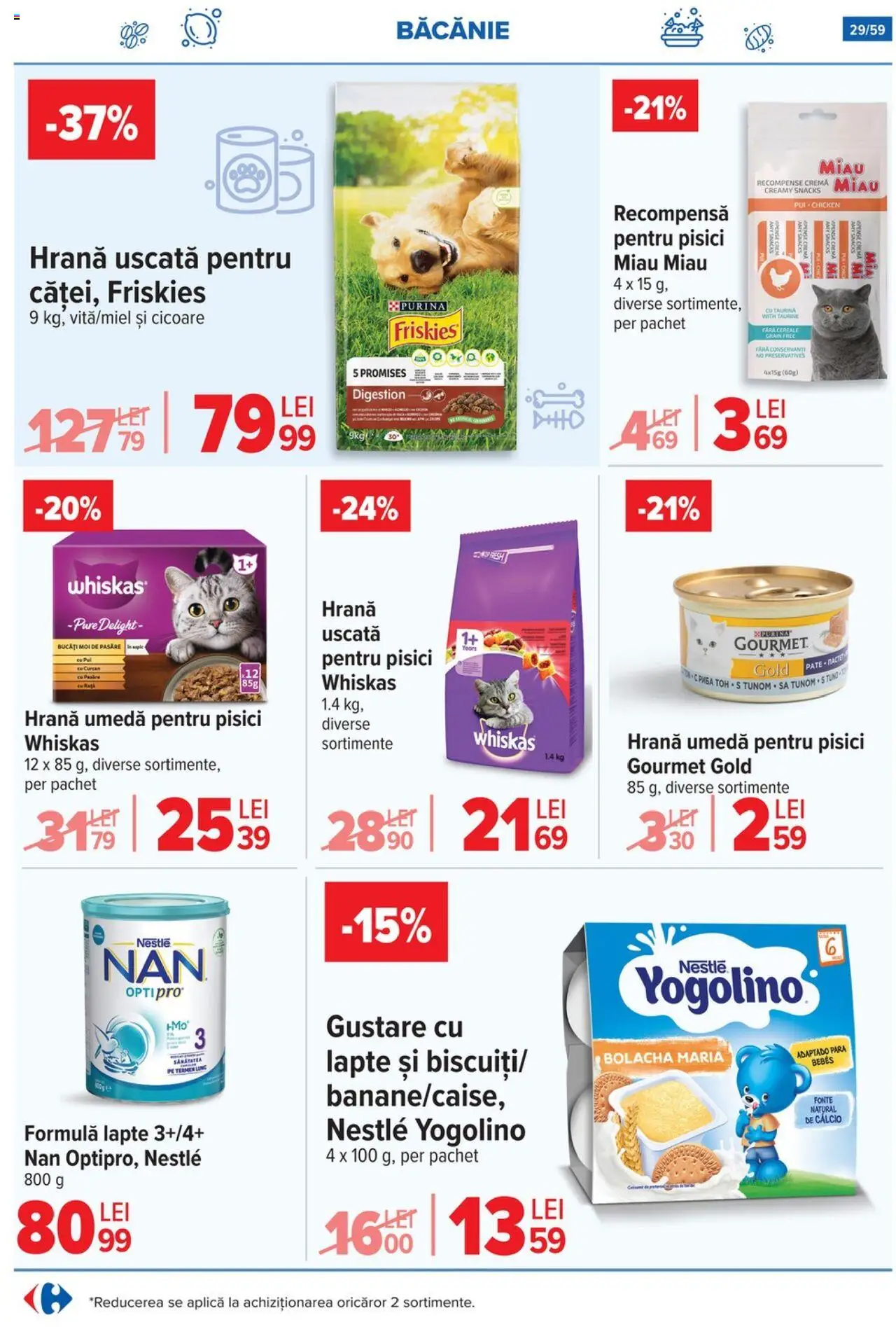Catalog Carrefour 2 - 7 Iulie 2025 | Pagina 29 | Produse: Hacıyatmaz Kedi Oyuncağı, Lapte, Cremă, Cereale