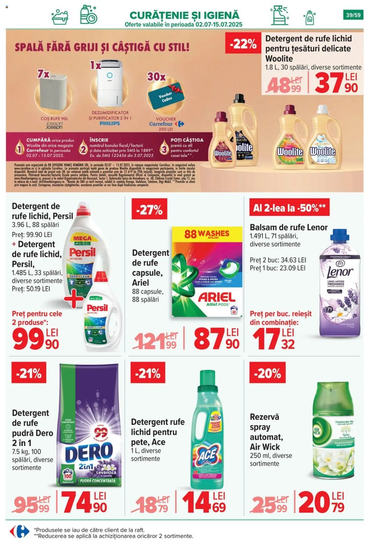 Catalog Carrefour 2 - 7 Iulie 2025 | Pagina 39 | Produse: Enginar, Raft, Pudră, Balsam