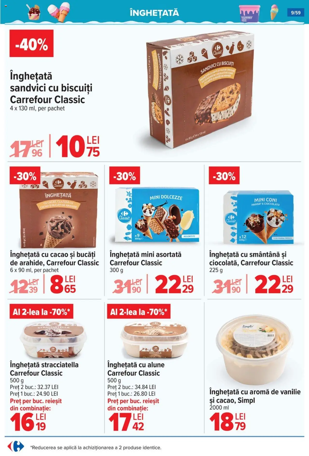 Catalog Carrefour 2 - 7 Iulie 2025 | Pagina 9 | Produse: Alune, Cacao, Smântână, Înghețată