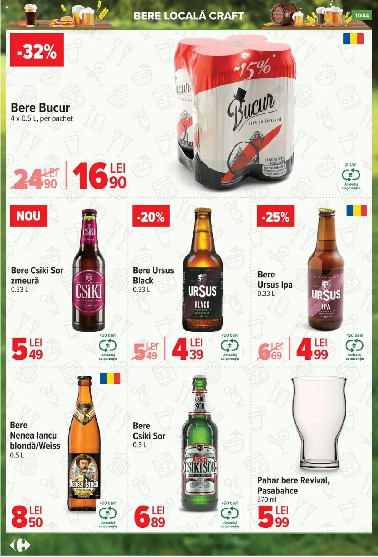 Catalog Carrefour 2 - 14 Iulie 2025 | Pagina 10 | Produse: Zmeură, Bere