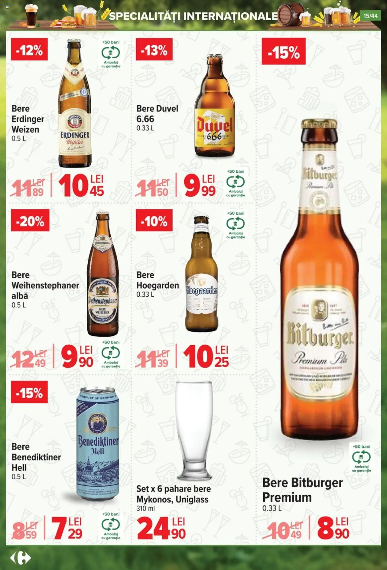 Catalog Carrefour 2 - 14 Iulie 2025 | Pagina 15 | Produse: Pahare, Bere