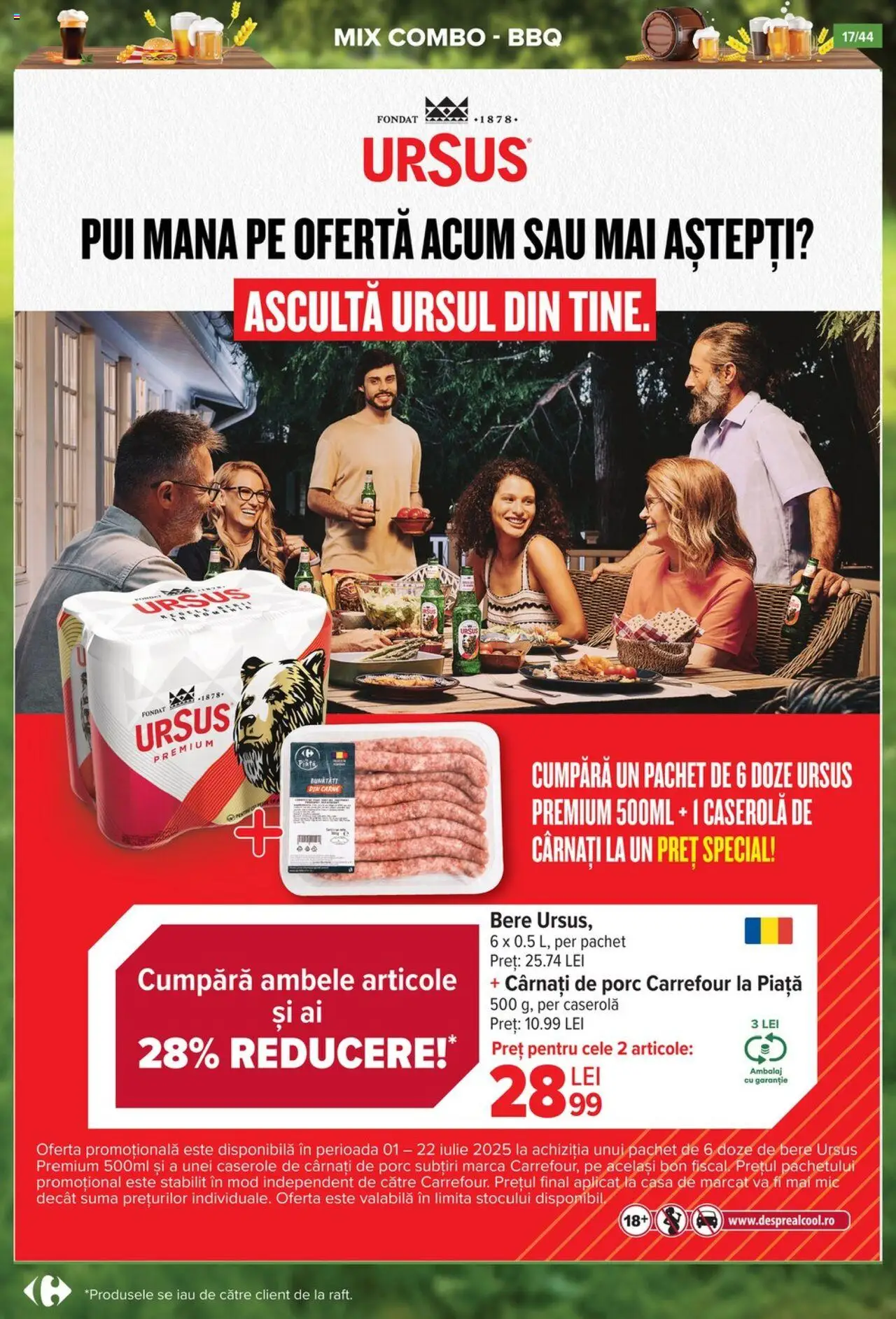 Catalog Carrefour 2 - 14 Iulie 2025 | Pagina 17 | Produse: Caserole, Hacıyatmaz Kedi Oyuncağı, Bere, Cârnați