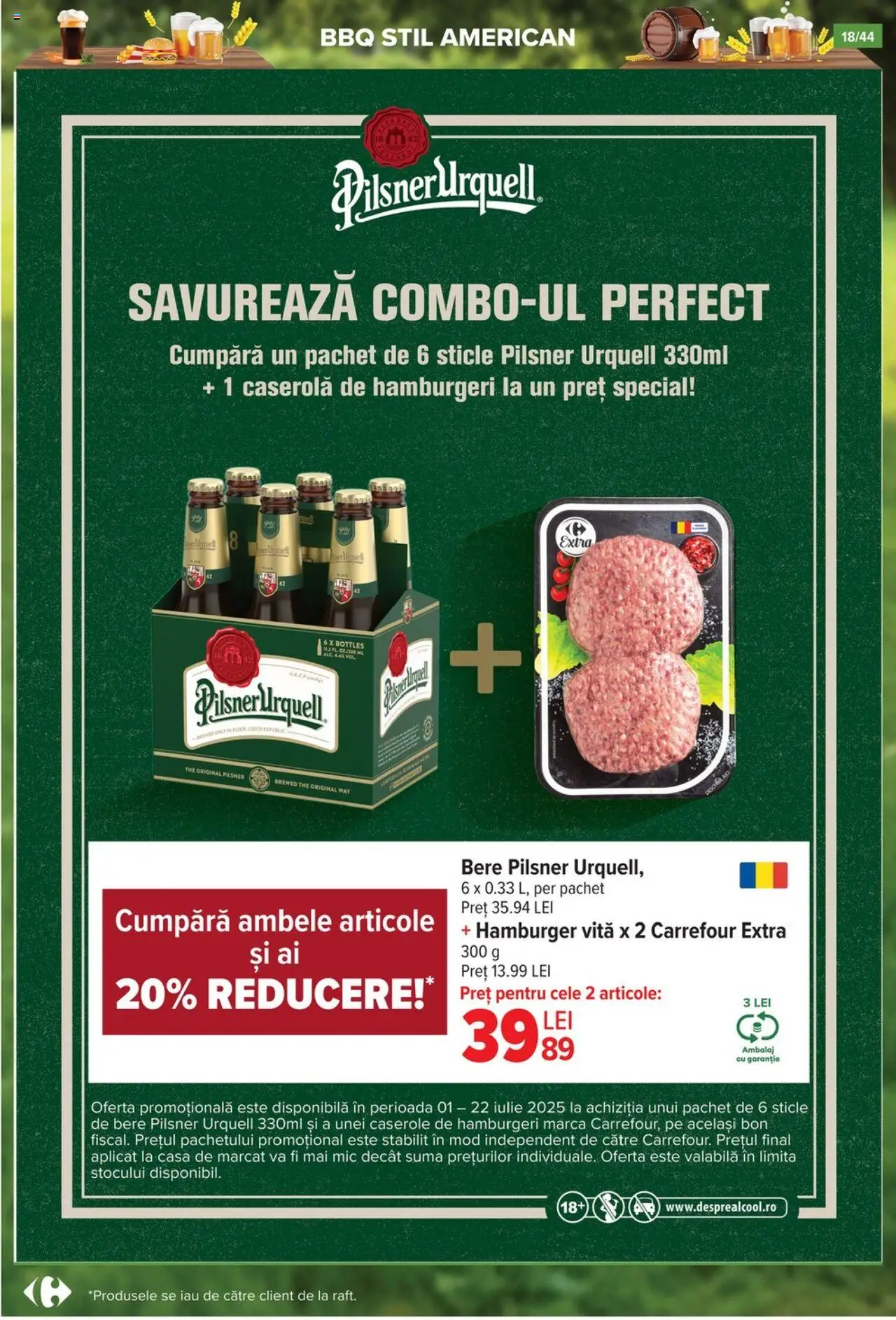 Catalog Carrefour 2 - 14 Iulie 2025 | Pagina 18 | Produse: Caserole, Bere