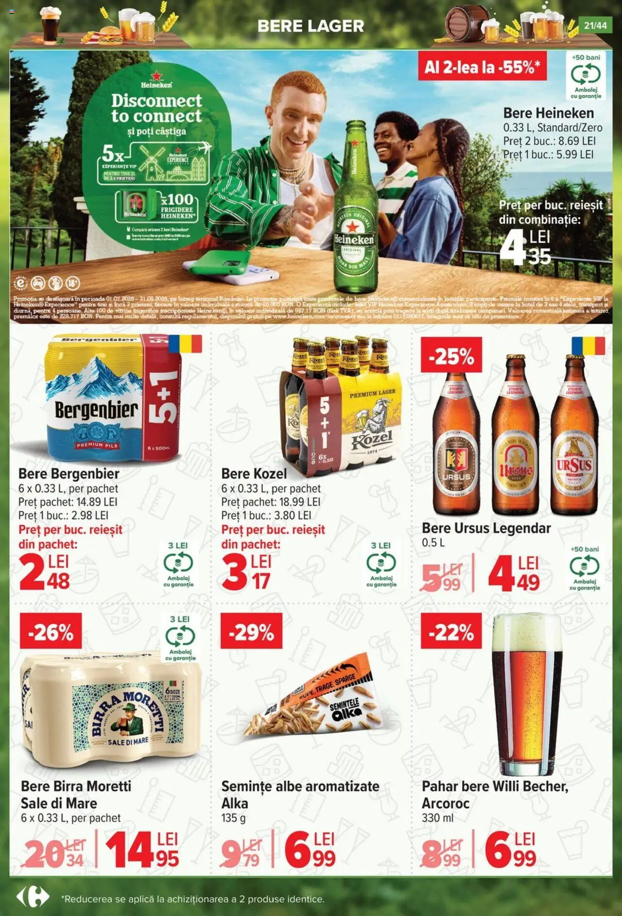 Catalog Carrefour 2 - 14 Iulie 2025 | Pagina 21 | Produse: Semințe, Bere, Plastik Kulübe