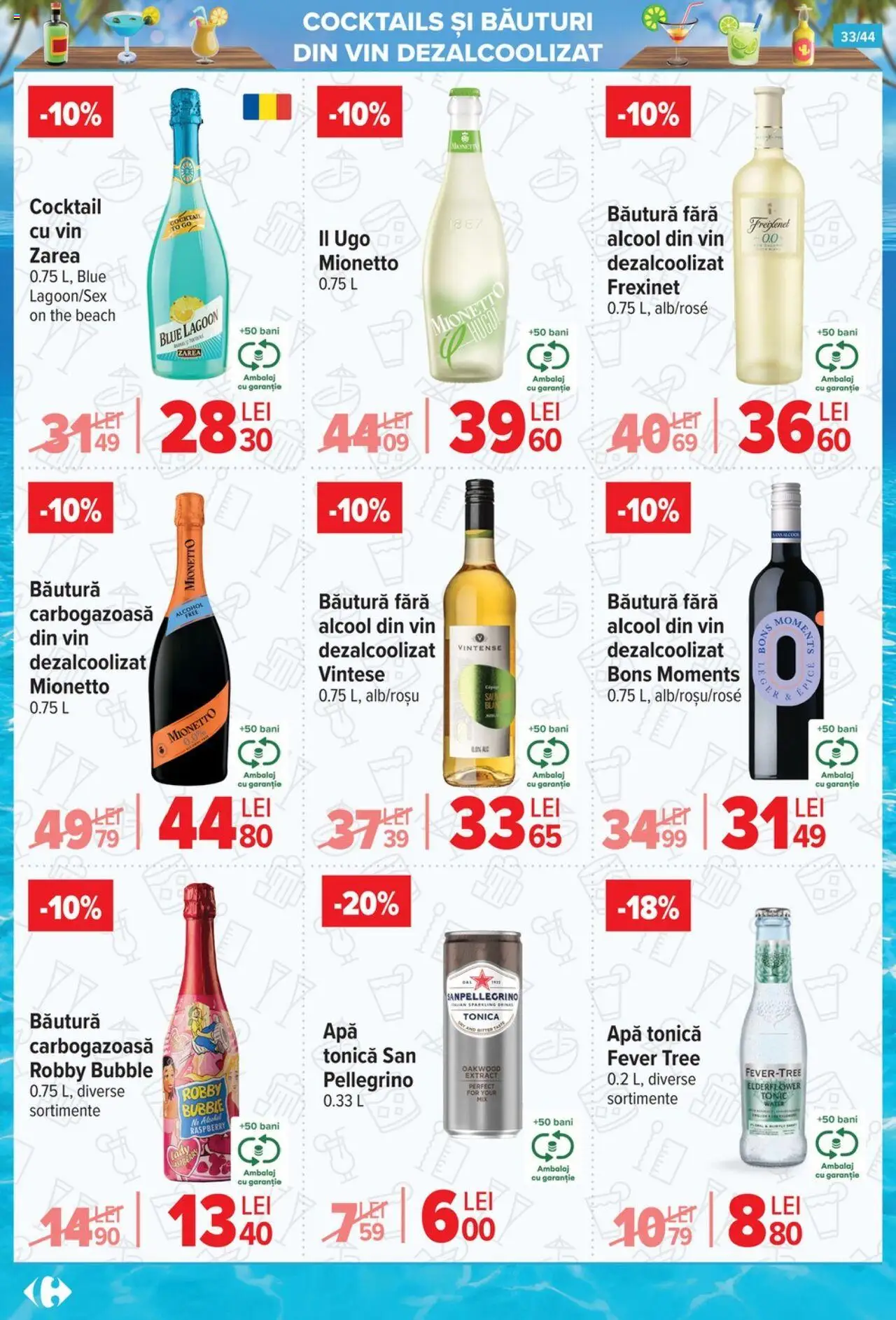 Catalog Carrefour 2 - 14 Iulie 2025 | Pagina 33 | Produse: Vin, Cocktail, Apă