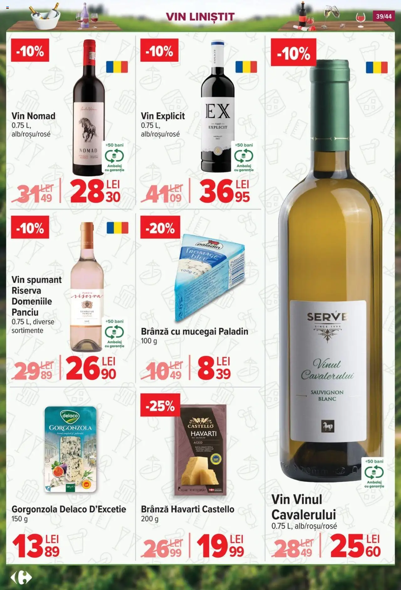 Catalog Carrefour 2 - 14 Iulie 2025 | Pagina 39 | Produse: Light Kedi Konservesi, Brânză, Gorgonzola, Vin