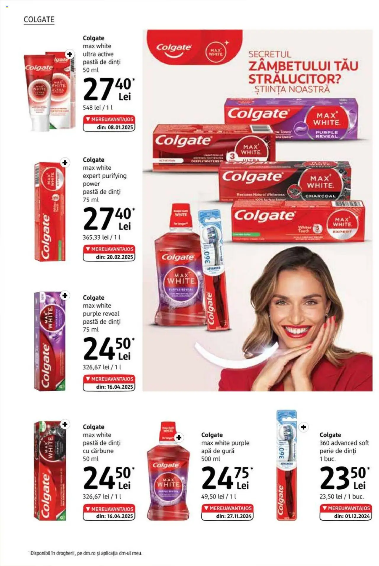 Catalog DM Drogerie Markt 3 - 28 Iulie 2025 | Pagina 18 | Produse: Perie, Pastă de dinți, Apă de gură, Apă