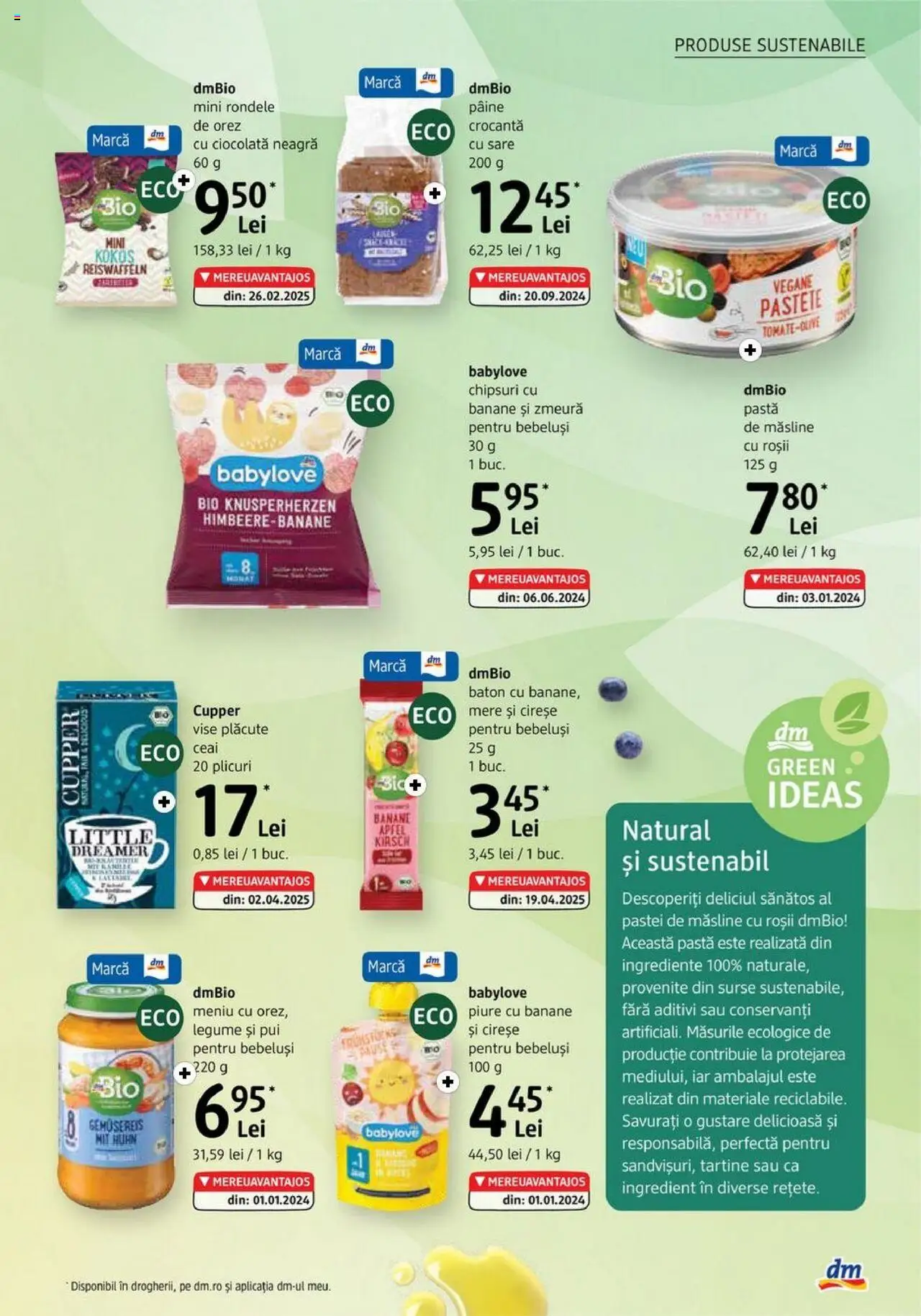 Catalog DM Drogerie Markt 3 - 28 Iulie 2025 | Pagina 23 | Produse: Pâine, Orez, Chipsuri, Legume