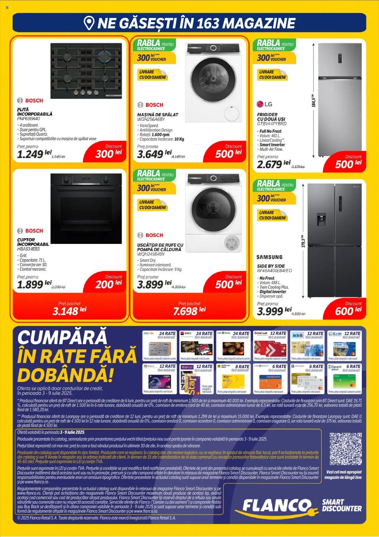 Catalog Flanco 3 - 8 Iulie 2025 | Pagina 12 | Produse: Frigider, Mașină De Spălat, Cuptor, Raft