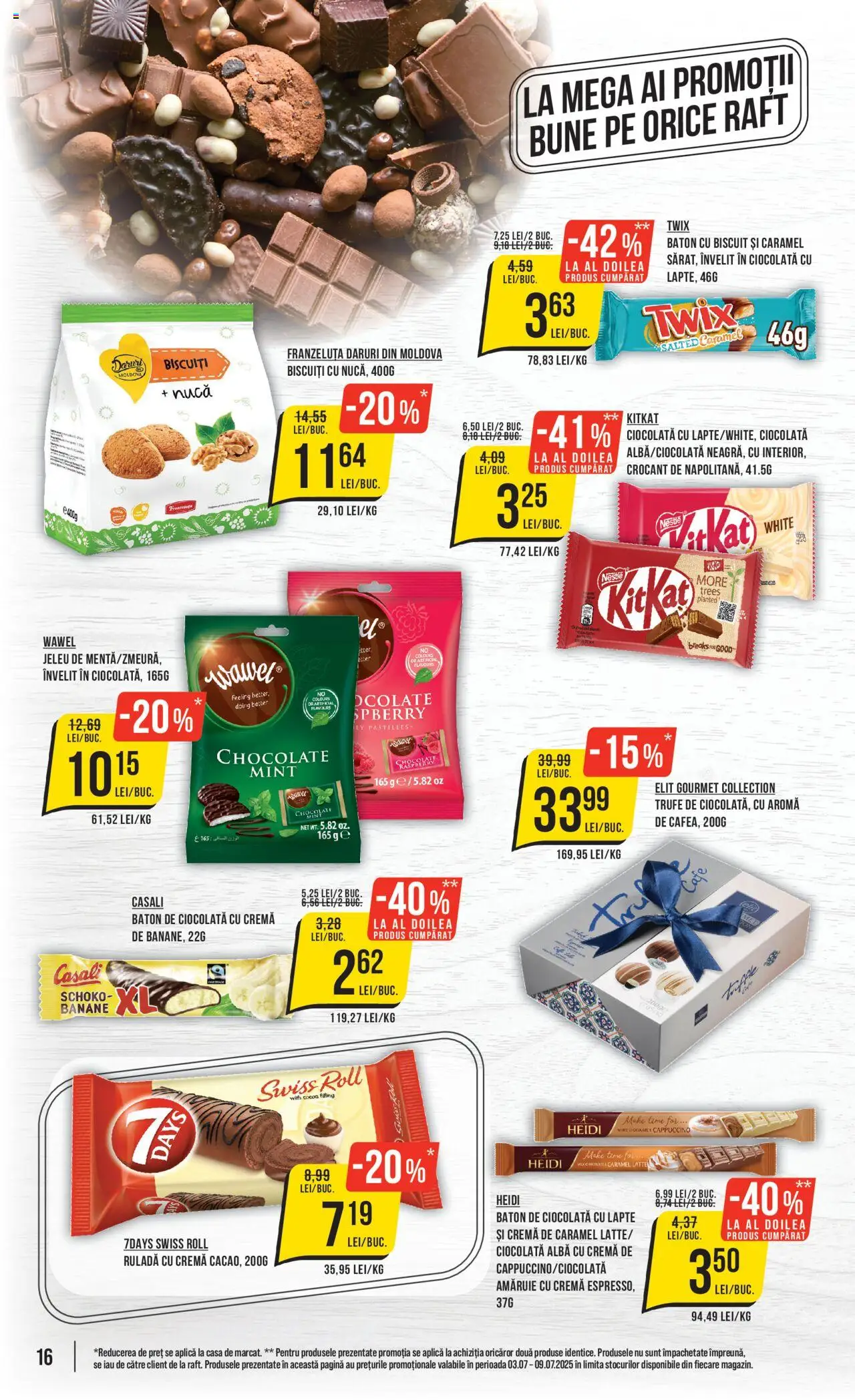 Catalog Mega Image 3 - 8 Iulie 2025 | Pagina 16 | Produse: Raft, Lapte, Cremă, Ciocolată