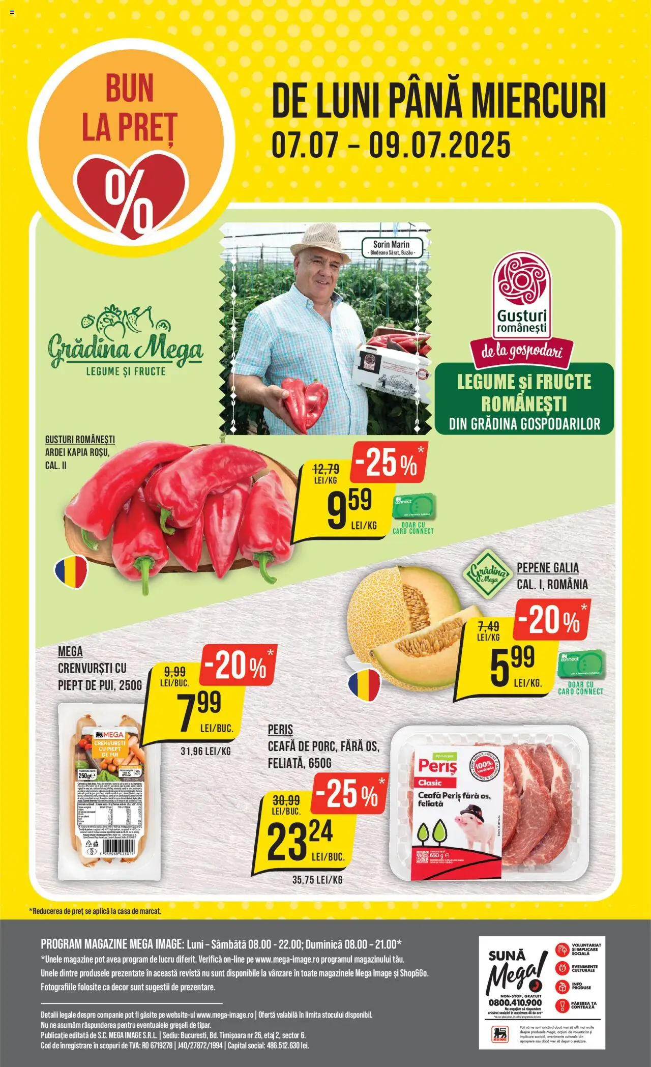 Catalog Mega Image 3 - 8 Iulie 2025 | Pagina 24 | Produse: Hacıyatmaz Kedi Oyuncağı, Ardei, Legume, Fructe