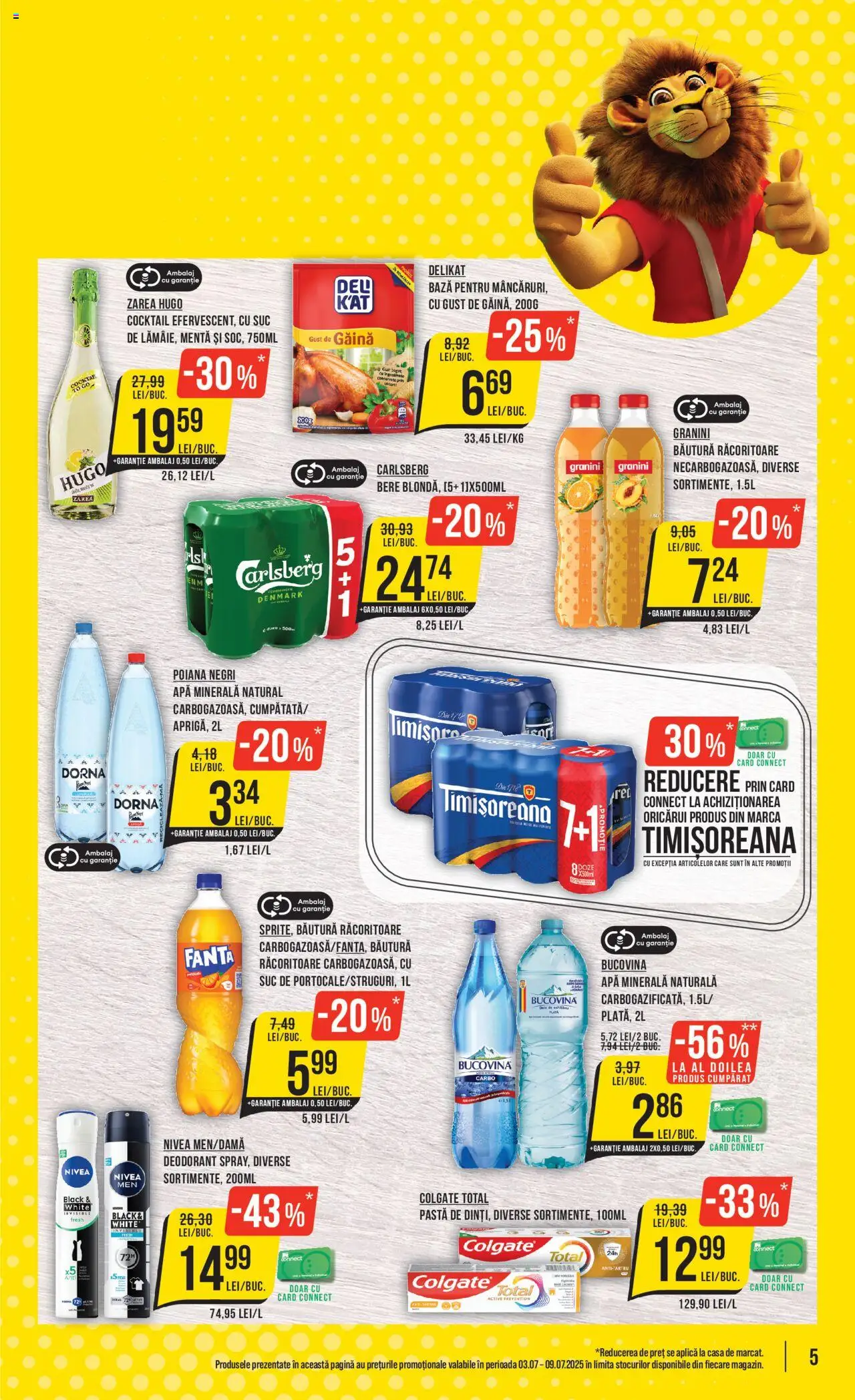 Catalog Mega Image 3 - 8 Iulie 2025 | Pagina 5 | Produse: Yazı tahtası kalemi, Deodorant, Cocktail, Apă