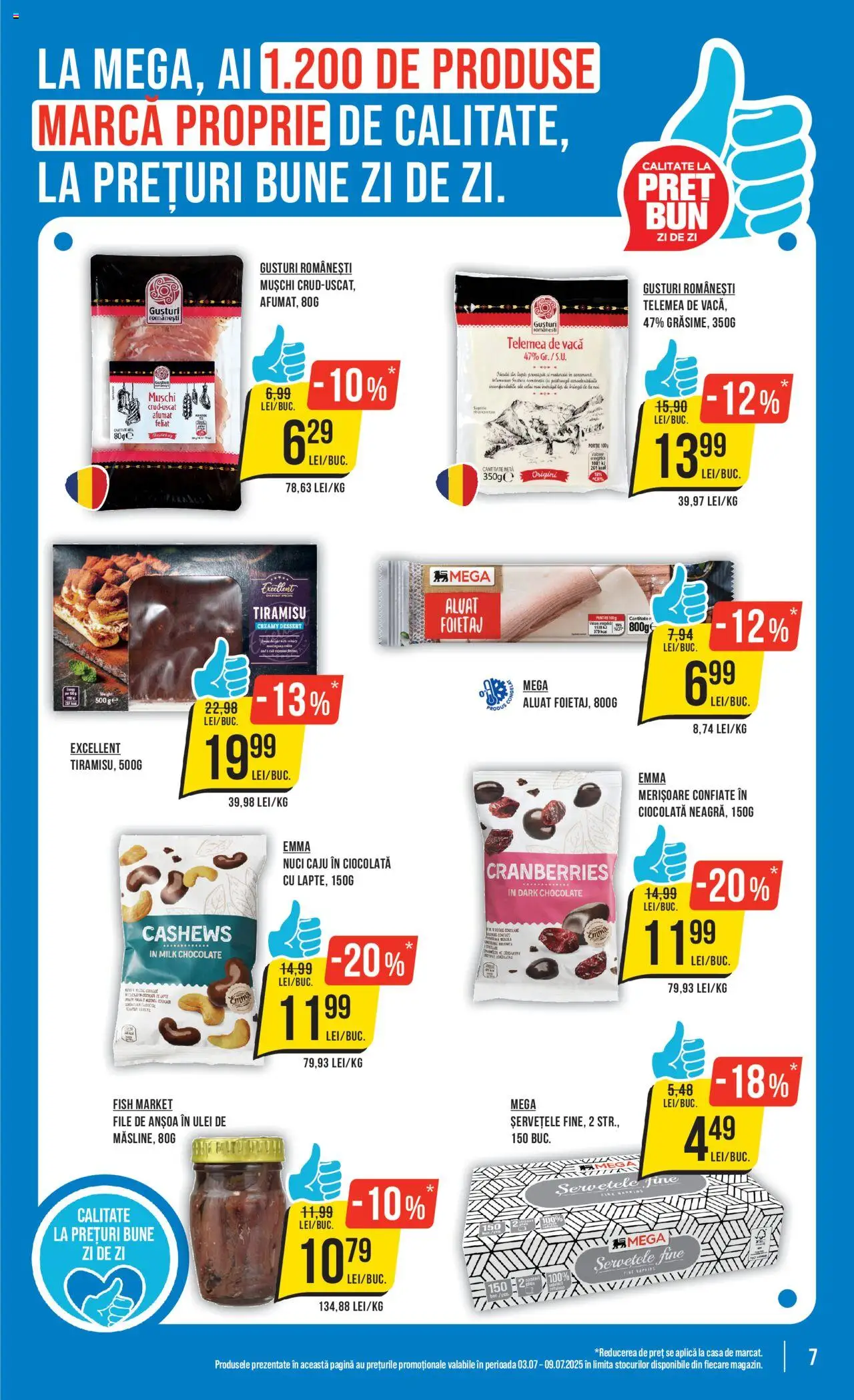 Catalog Mega Image 3 - 8 Iulie 2025 | Pagina 7 | Produse: Aluat, Ulei, Caju, Nuci