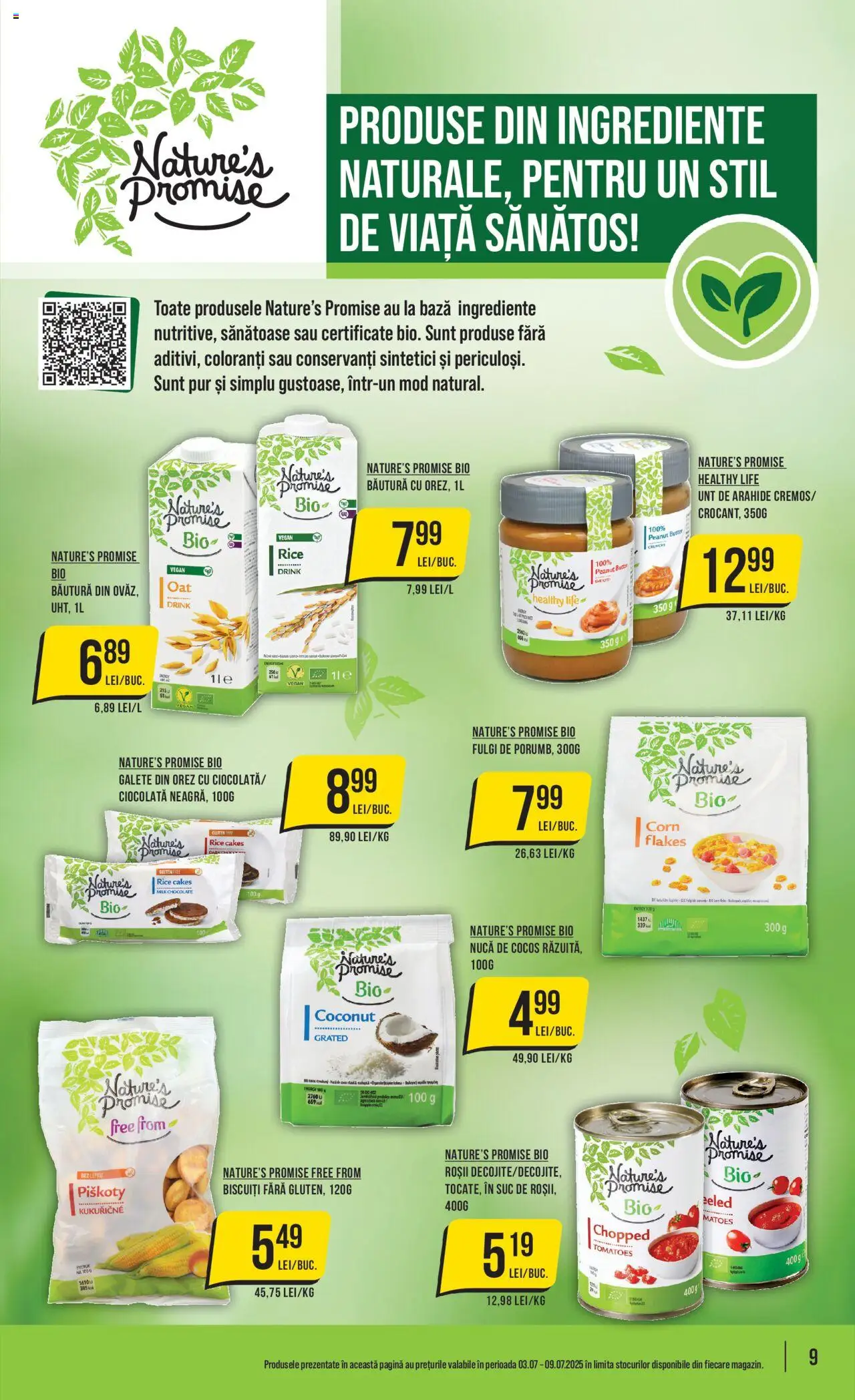 Catalog Mega Image 3 - 8 Iulie 2025 | Pagina 9 | Produse: Unt, Ciocolată, Unt de arahide, Roșii