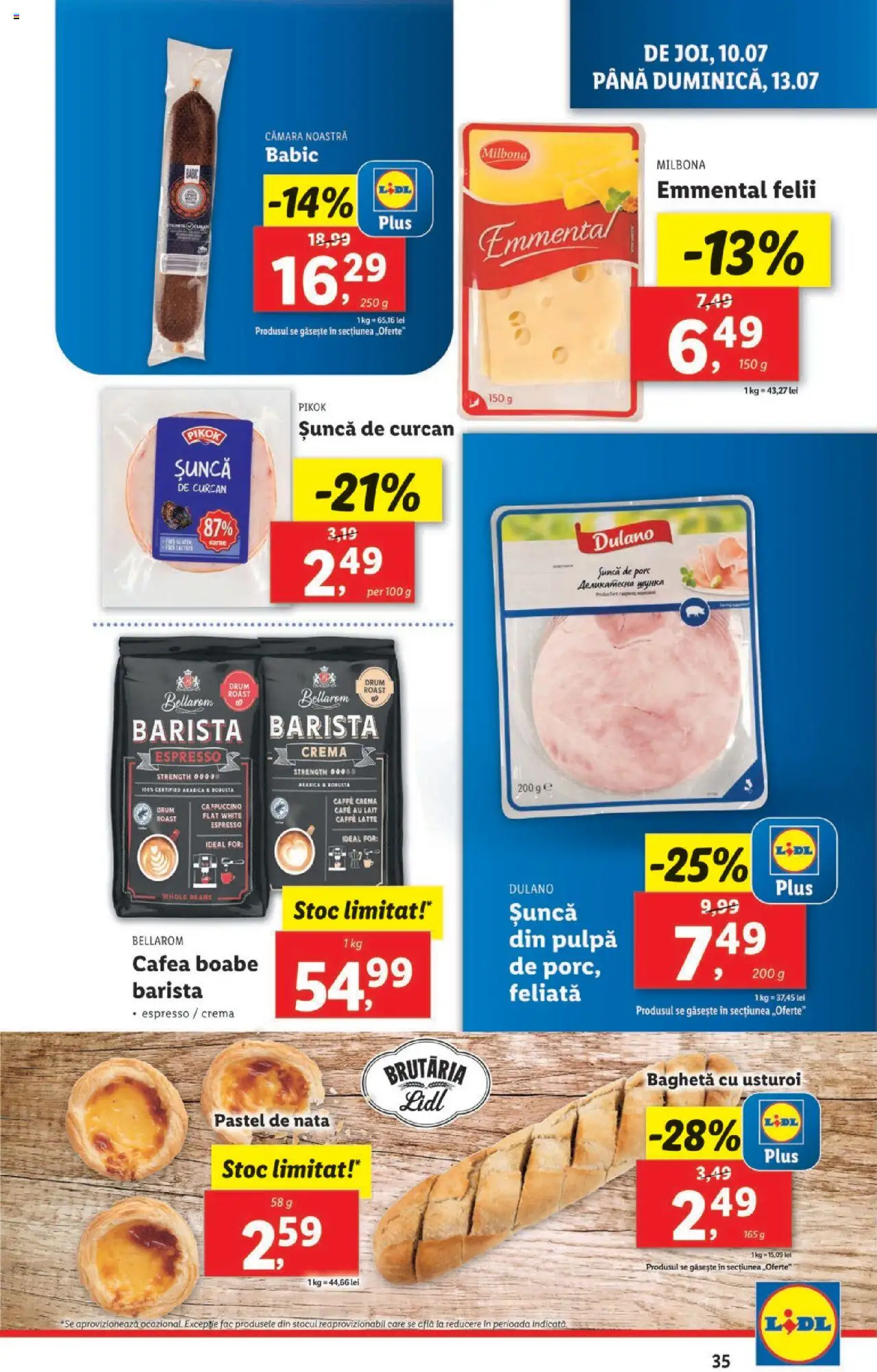 Catalog LIDL 7 - 12 Iulie 2025 | Pagina 35 | Produse: Cremă, Cafea, Șuncă, Usturoi