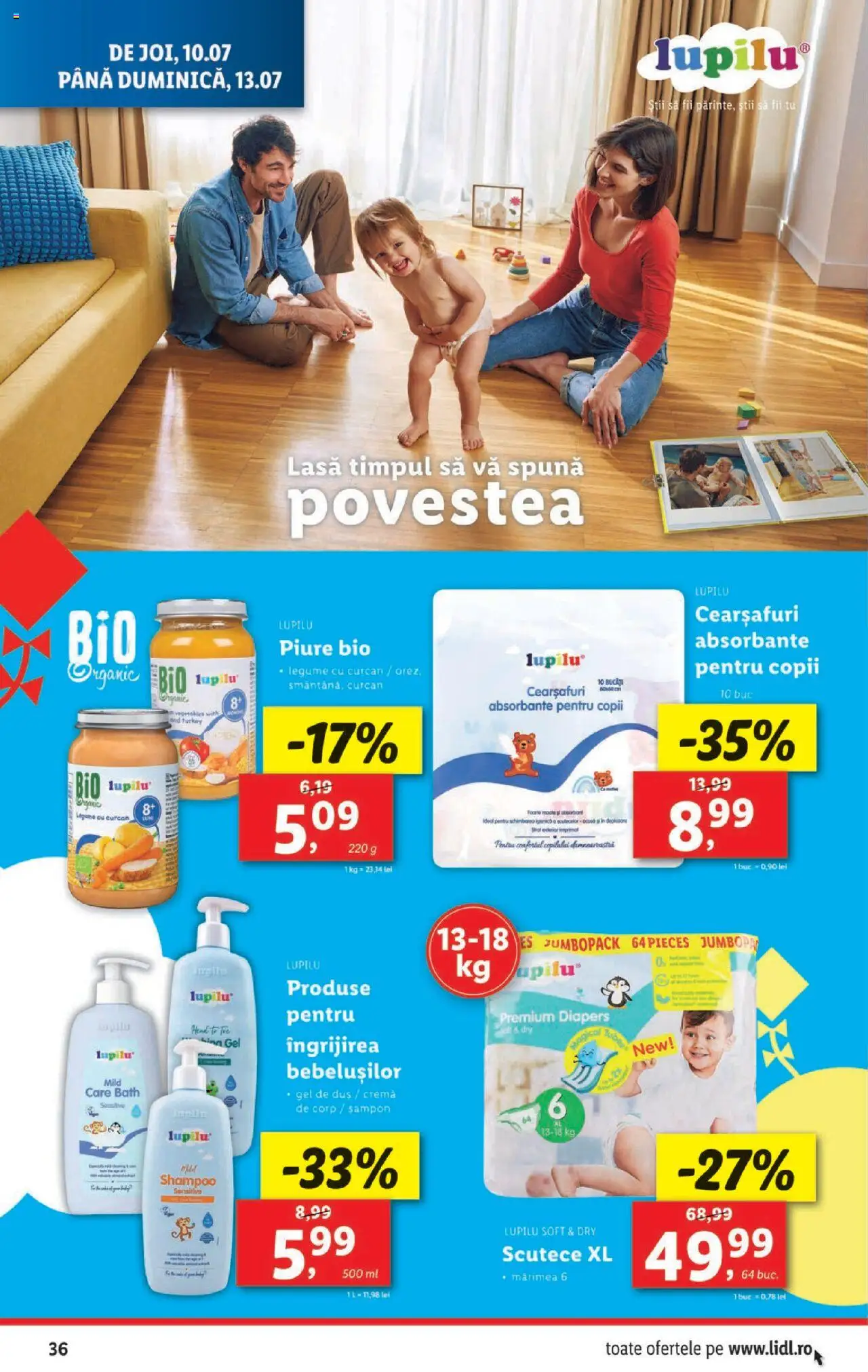 Catalog LIDL 7 - 12 Iulie 2025 | Pagina 36 | Produse: Duș, Șampon, Cremă, Gel de duș
