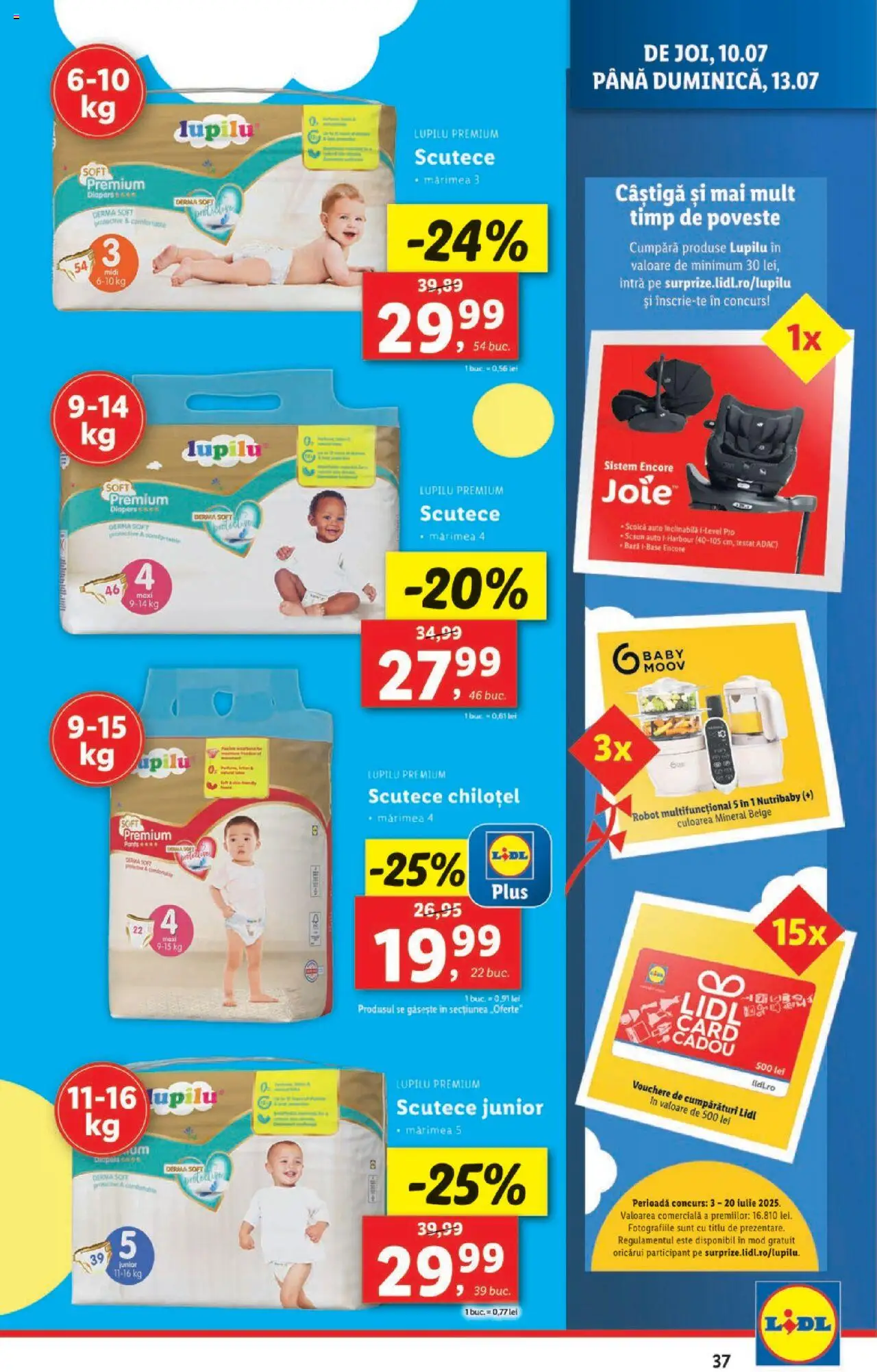 Catalog LIDL 7 - 12 Iulie 2025 | Pagina 37 | Produse: Robot, Scaun, Scutece