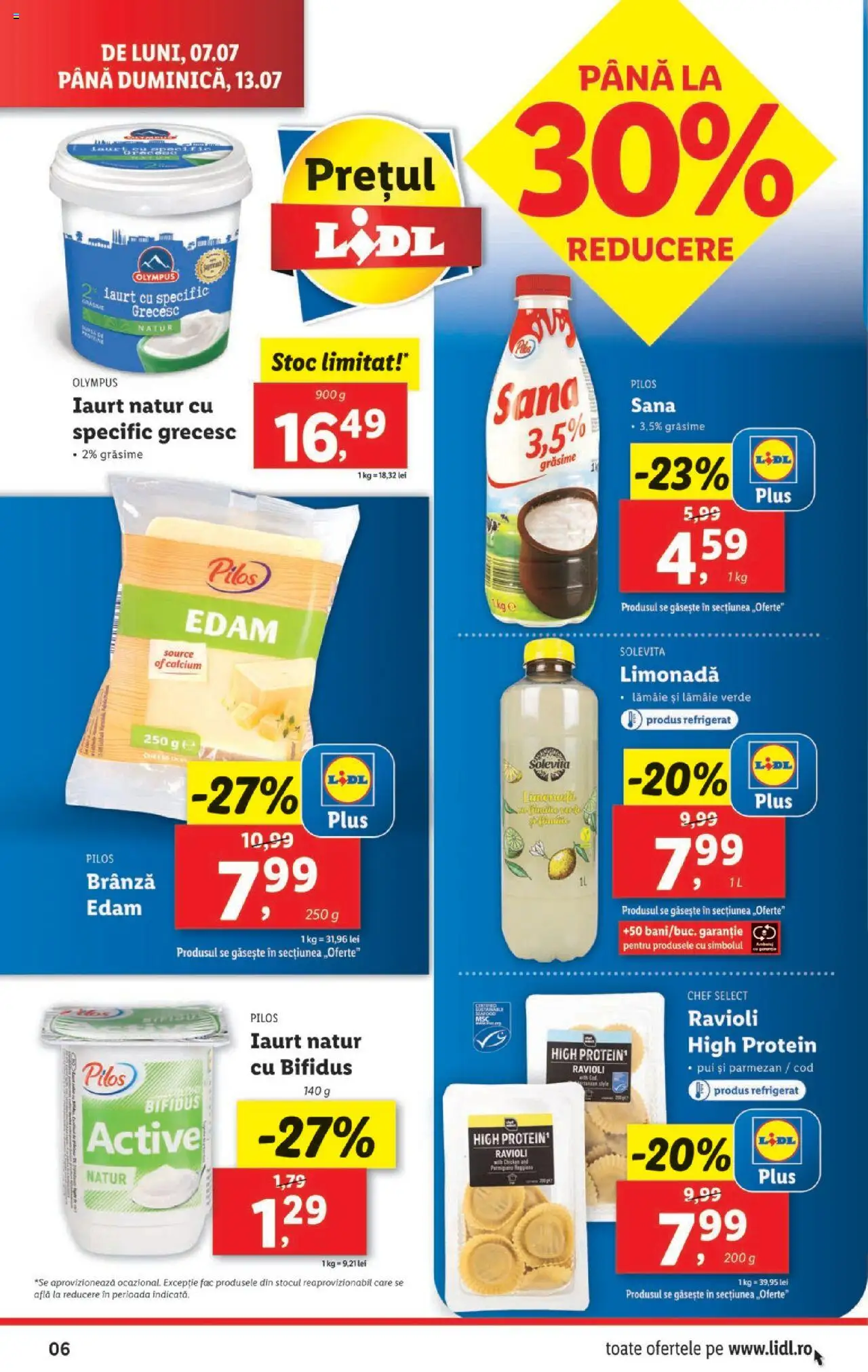 Catalog LIDL 7 - 12 Iulie 2025 | Pagina 6 | Produse: Masaüstü kılıfı, Sıcak su torbası, Hacıyatmaz Kedi Oyuncağı, Brânză