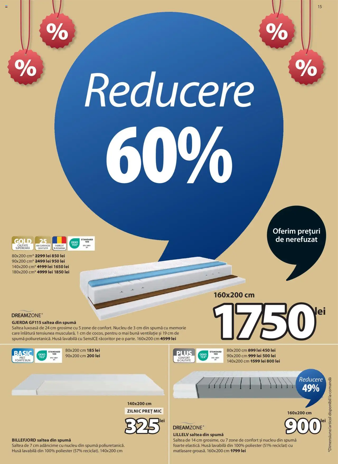 Catalog JYSK 5 - 26 Iulie 2025 | Pagina 15 | Produse: Saltea, Türk kahvesi öğütme değirmeni