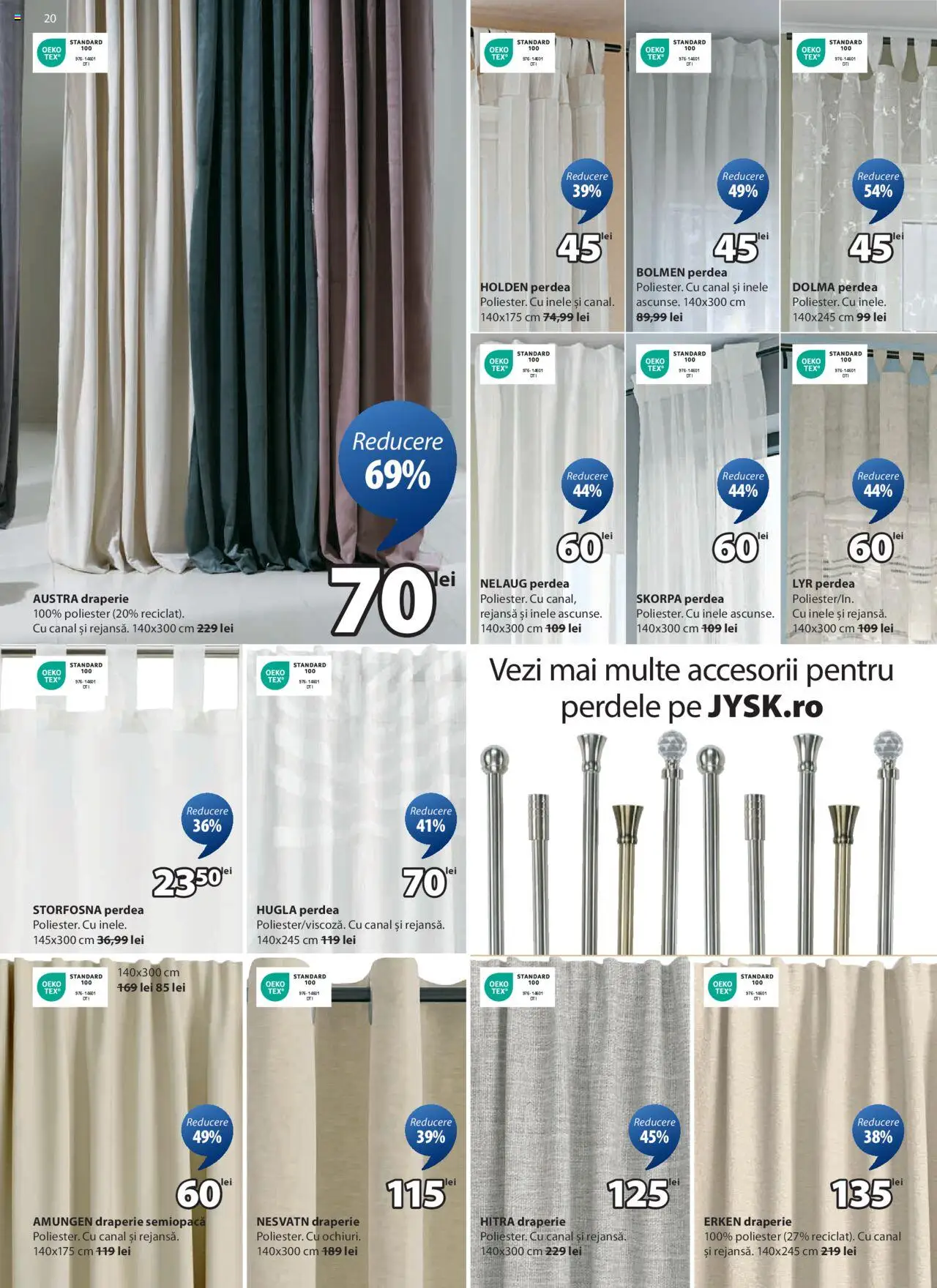 Catalog JYSK 5 - 26 Iulie 2025 | Pagina 20 | Produse: Pat, Lenjerie de pat, Pernă, Față de pernă