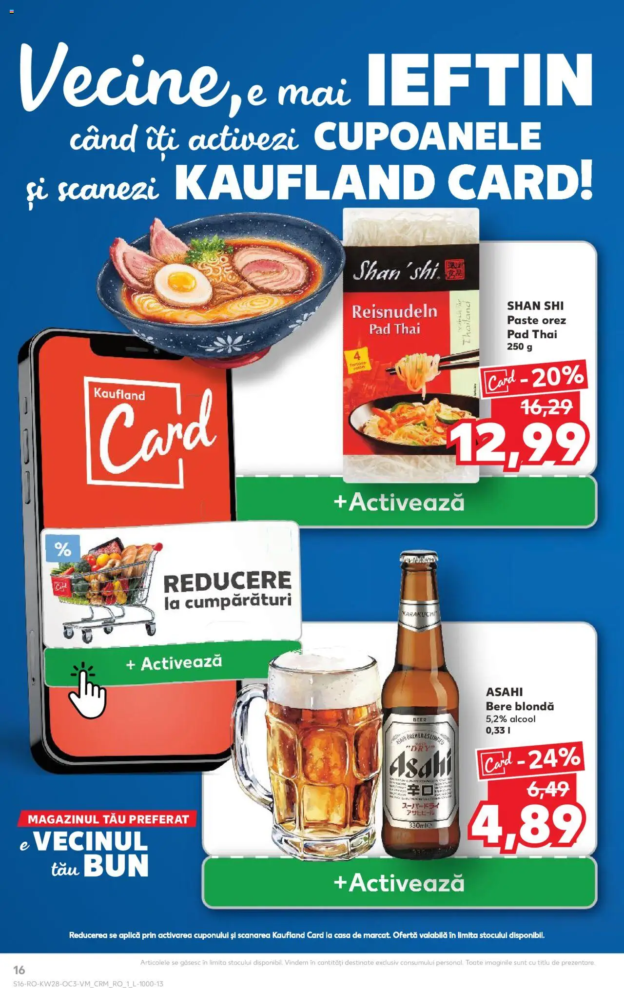 Catalog Kaufland 11 - 14 Iulie 2025 | Pagina 16 | Produse: Bere, Orez, Paste