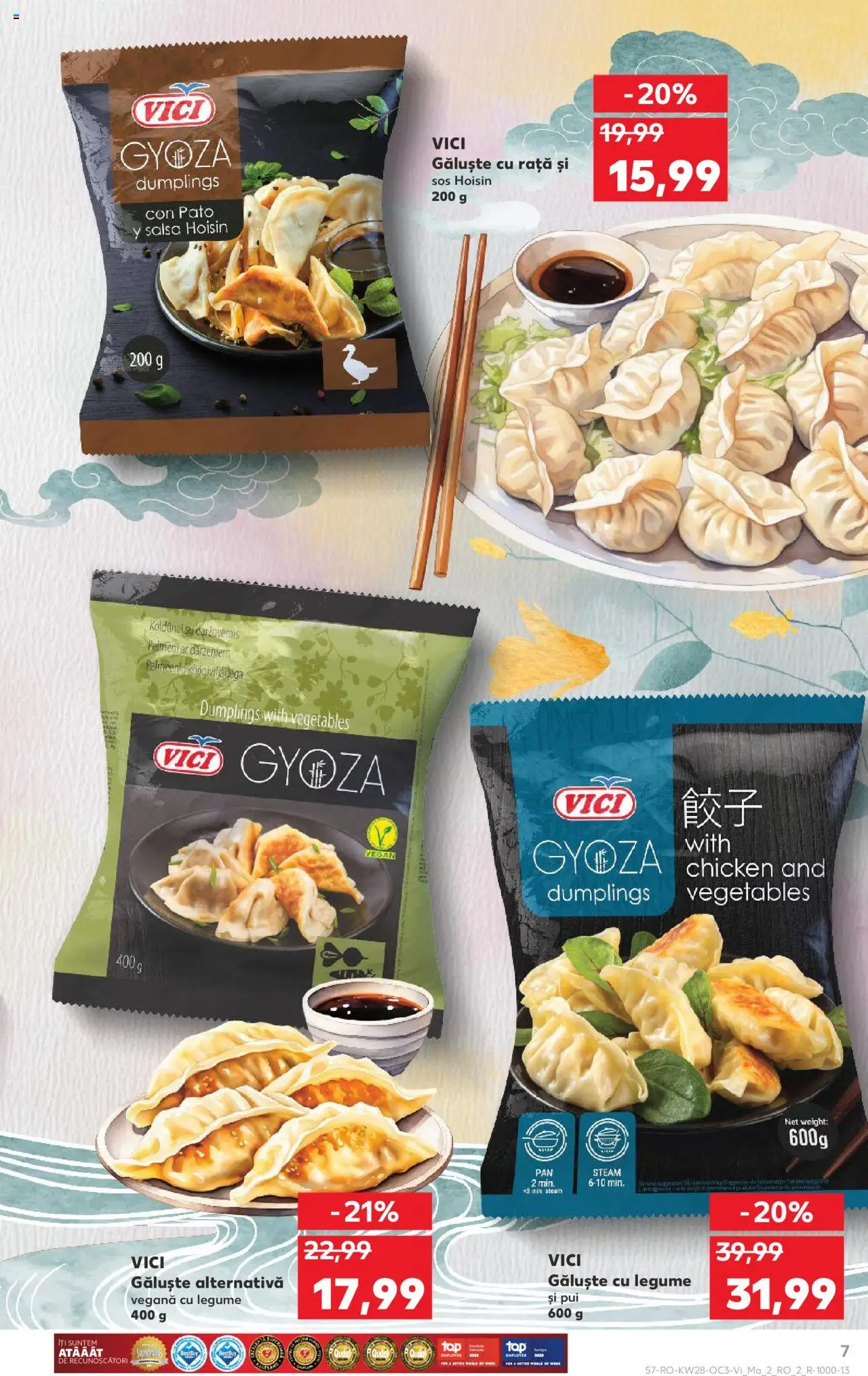 Catalog Kaufland 11 - 14 Iulie 2025 | Pagina 7 | Produse: Hacıyatmaz Kedi Oyuncağı, Rață, Legume, Sos