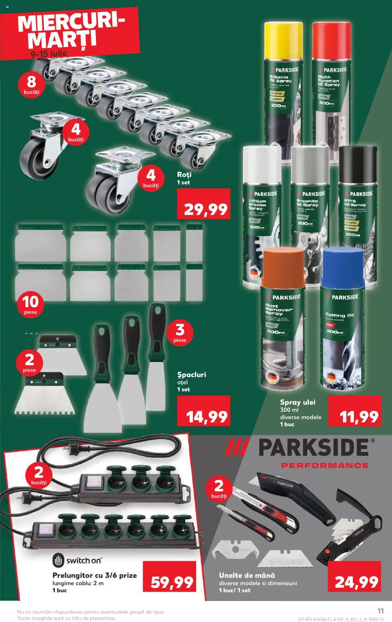 Catalog Kaufland 9 - 14 Iulie 2025 | Pagina 11 | Produse: Prize, Prelungitor, Cablu, Ulei