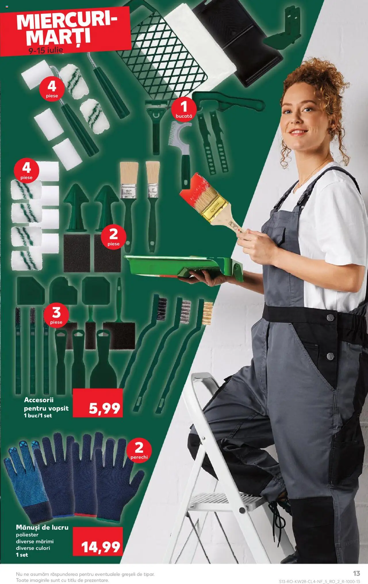 Catalog Kaufland 9 - 14 Iulie 2025 | Pagina 13 | Produse: Mănuși, Mănuși de lucru