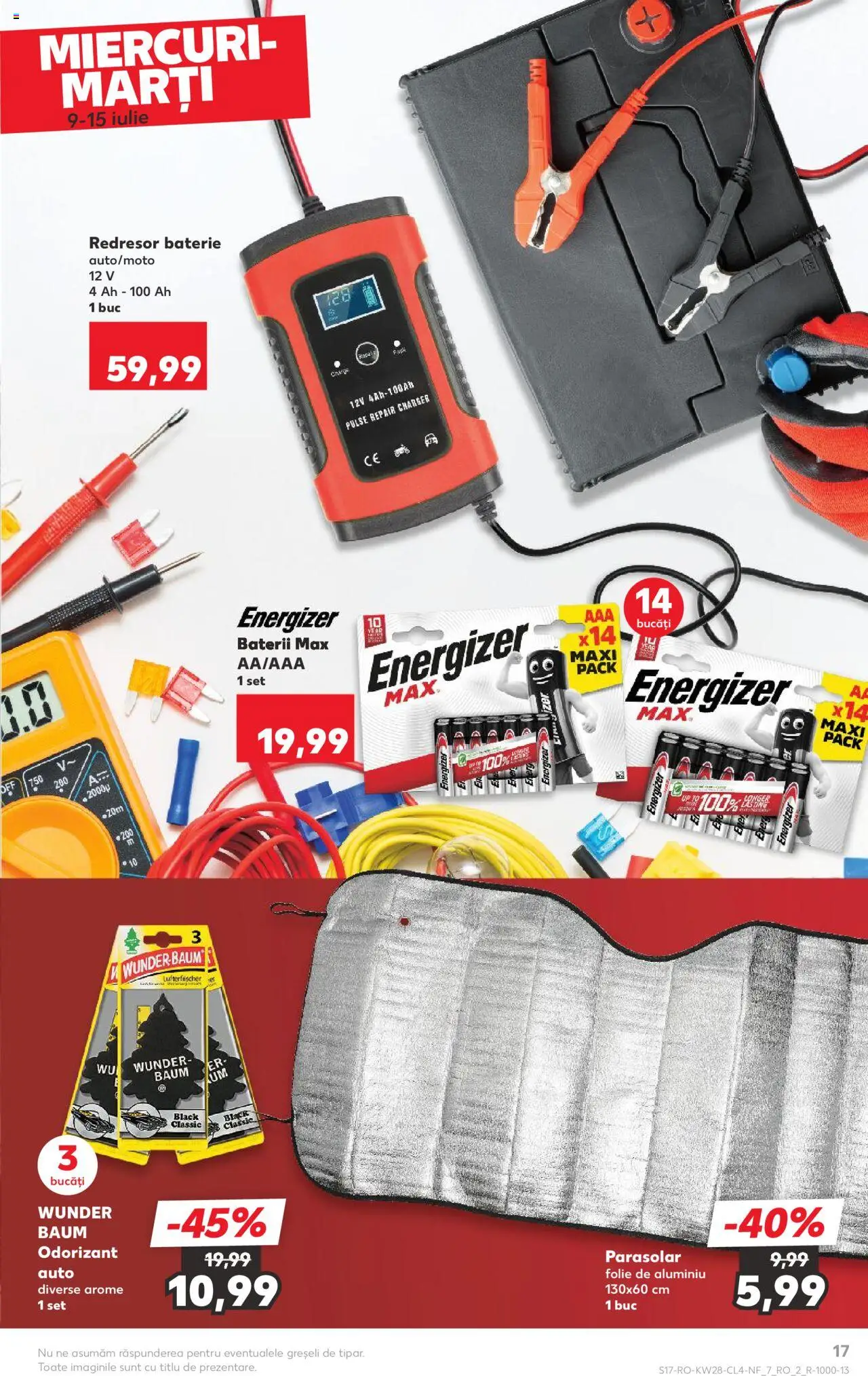 Catalog Kaufland 9 - 14 Iulie 2025 | Pagina 17 | Produse: Baterie, Baterii