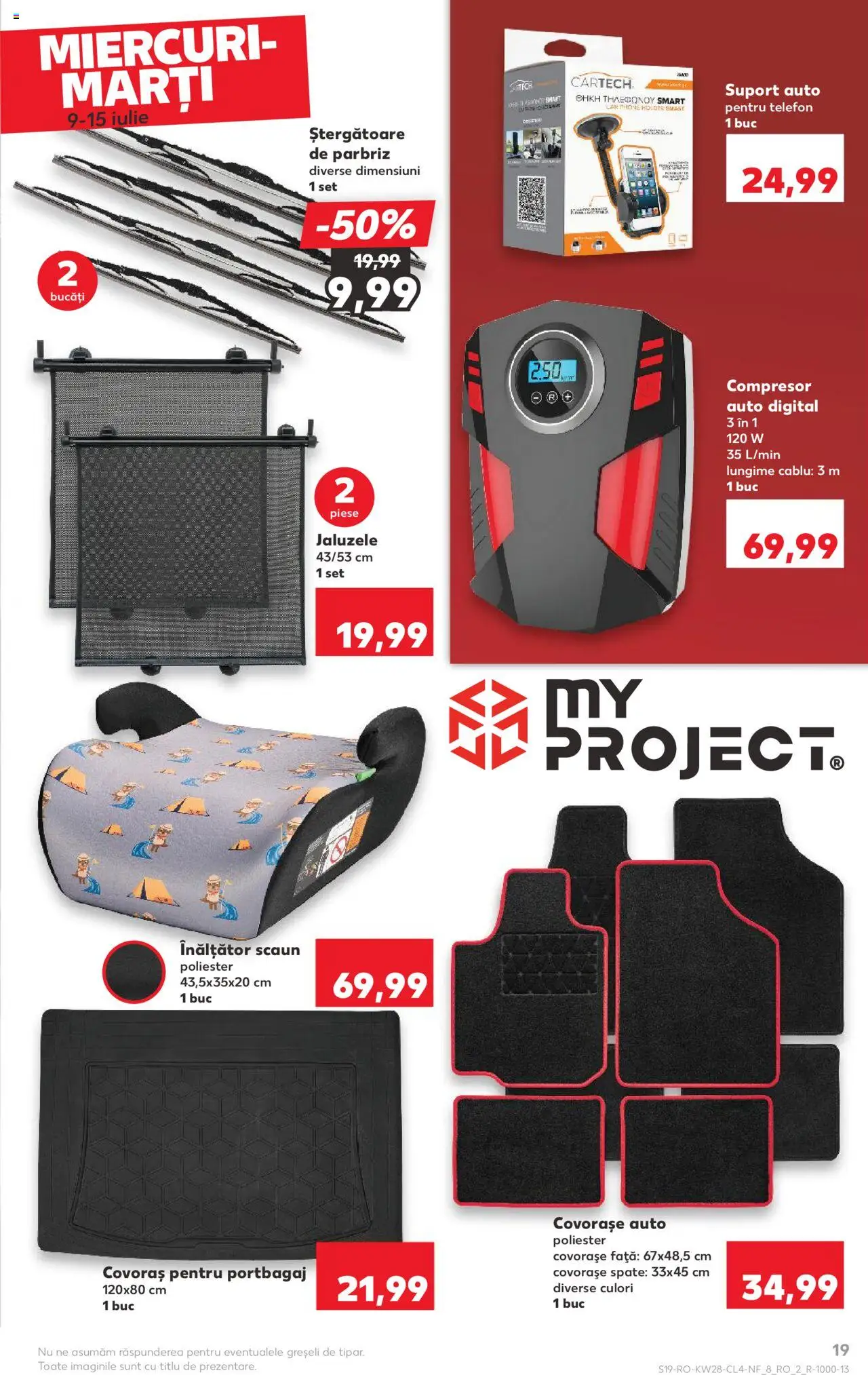 Catalog Kaufland 9 - 14 Iulie 2025 | Pagina 19 | Produse: Telefon, Cablu, Scaun
