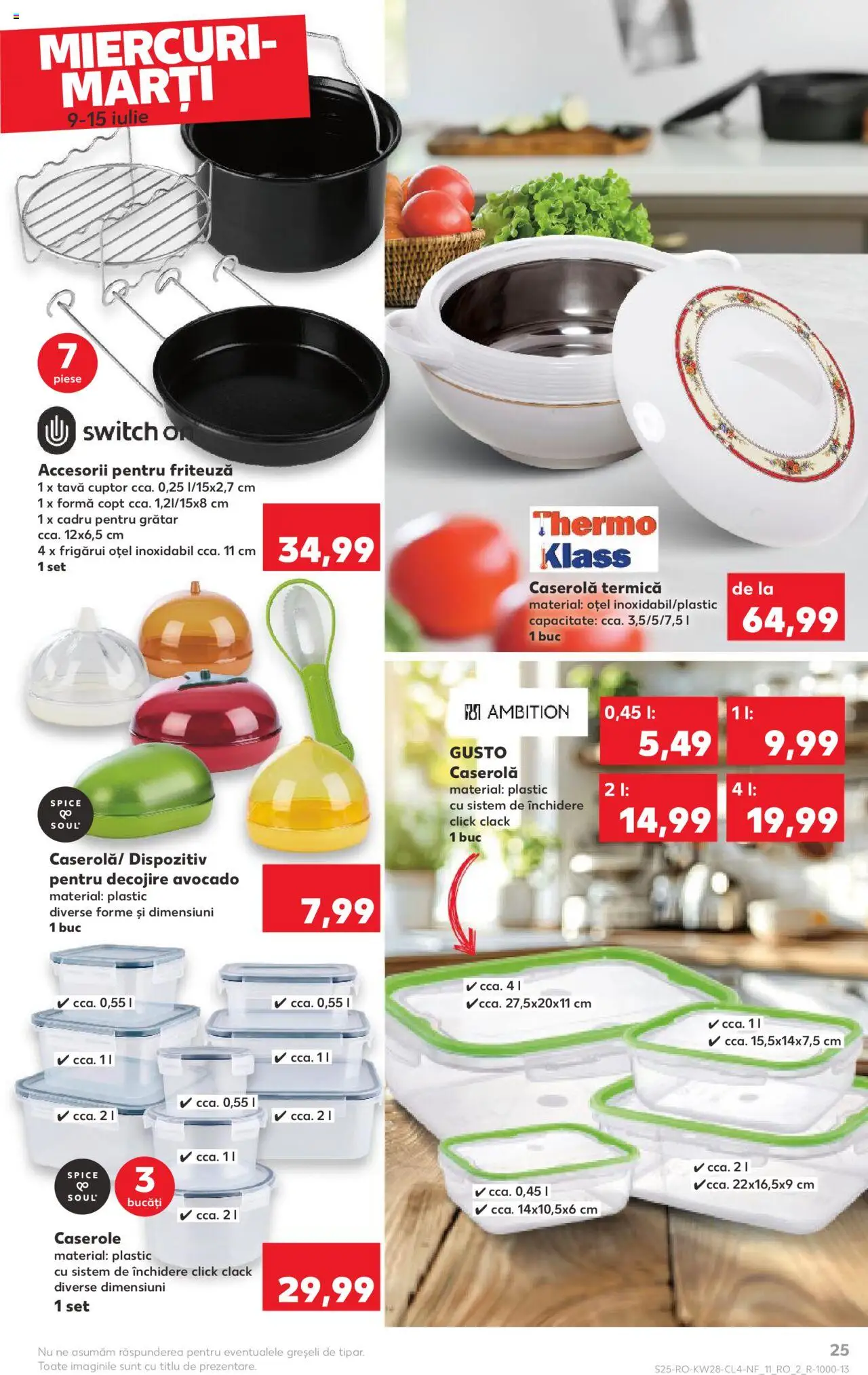 Catalog Kaufland 9 - 14 Iulie 2025 | Pagina 25 | Produse: Cuptor, Friteuză, Grătar, Avocado