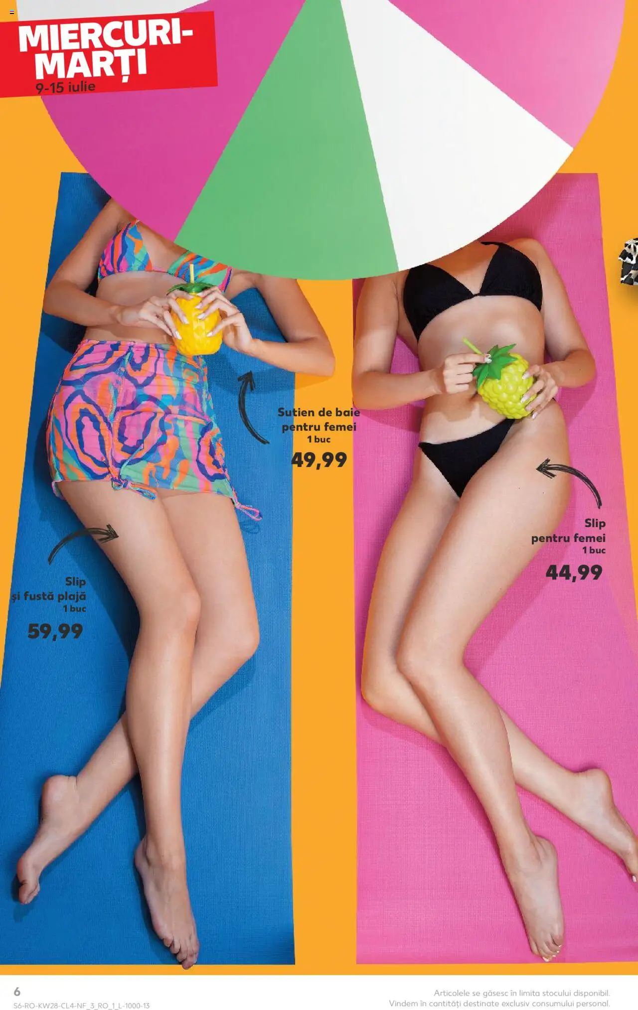 Catalog Kaufland 9 - 14 Iulie 2025 | Pagina 6 | Produse: Sutien de baie, Sutien, Slip